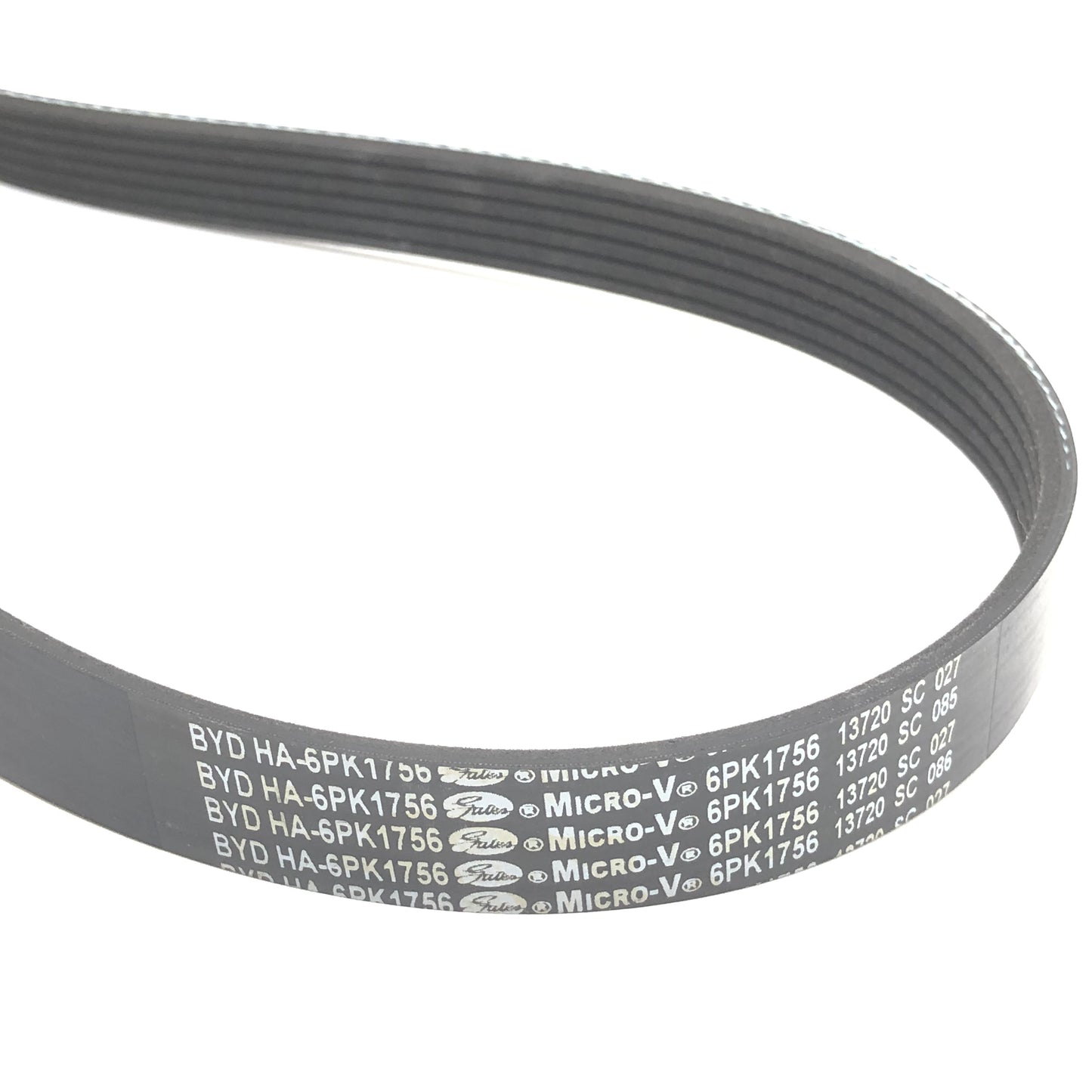 GATES Micro-V Serpentine Belt 6PK1756 image 1 Candru