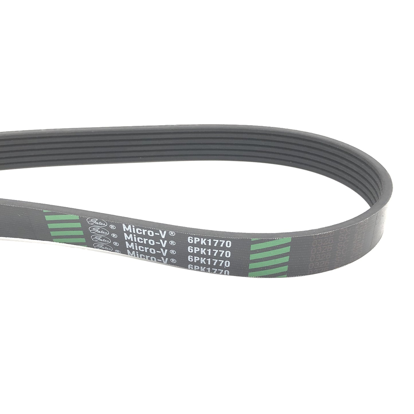 GATES Micro-V Serpentine Belt 6PK1770 image 4 Candru