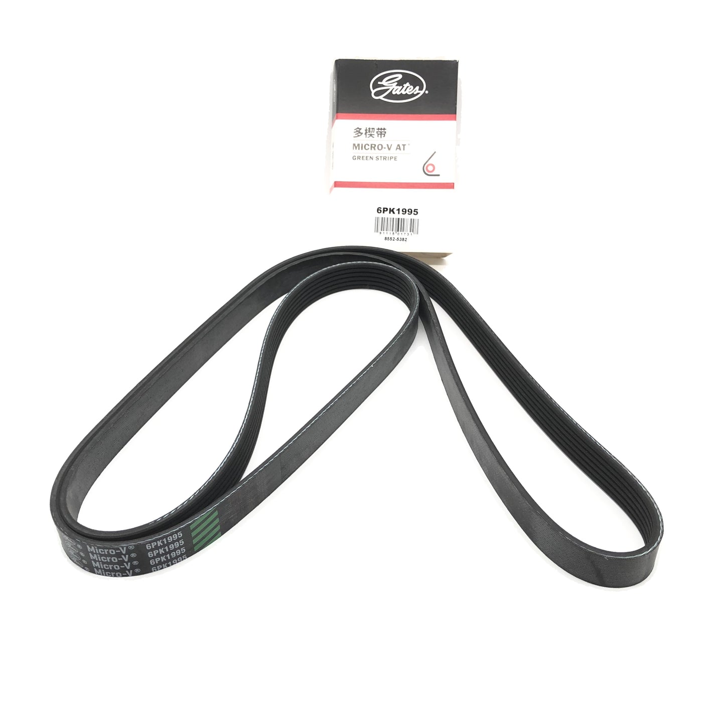 GATES Micro-V Serpentine Belt 6PK1995 image 5 Candru