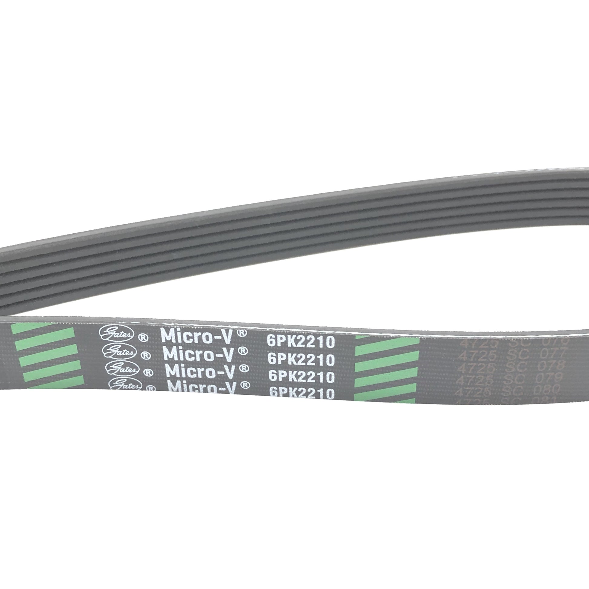 GATES Micro-V Serpentine Belt 6PK2210 image 4 Candru