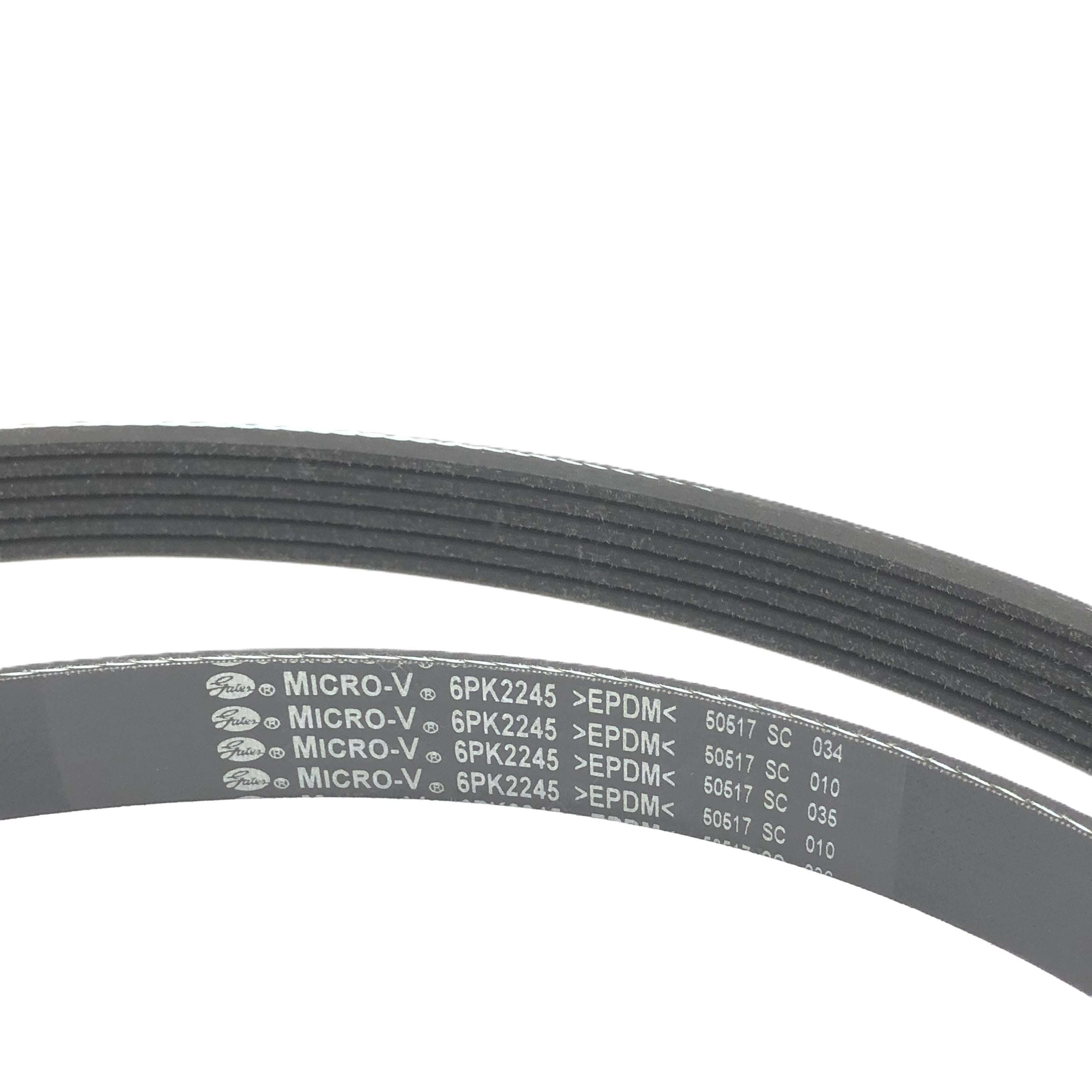 GATES Micro-V Serpentine Belt 6PK2245 image 1 Candru