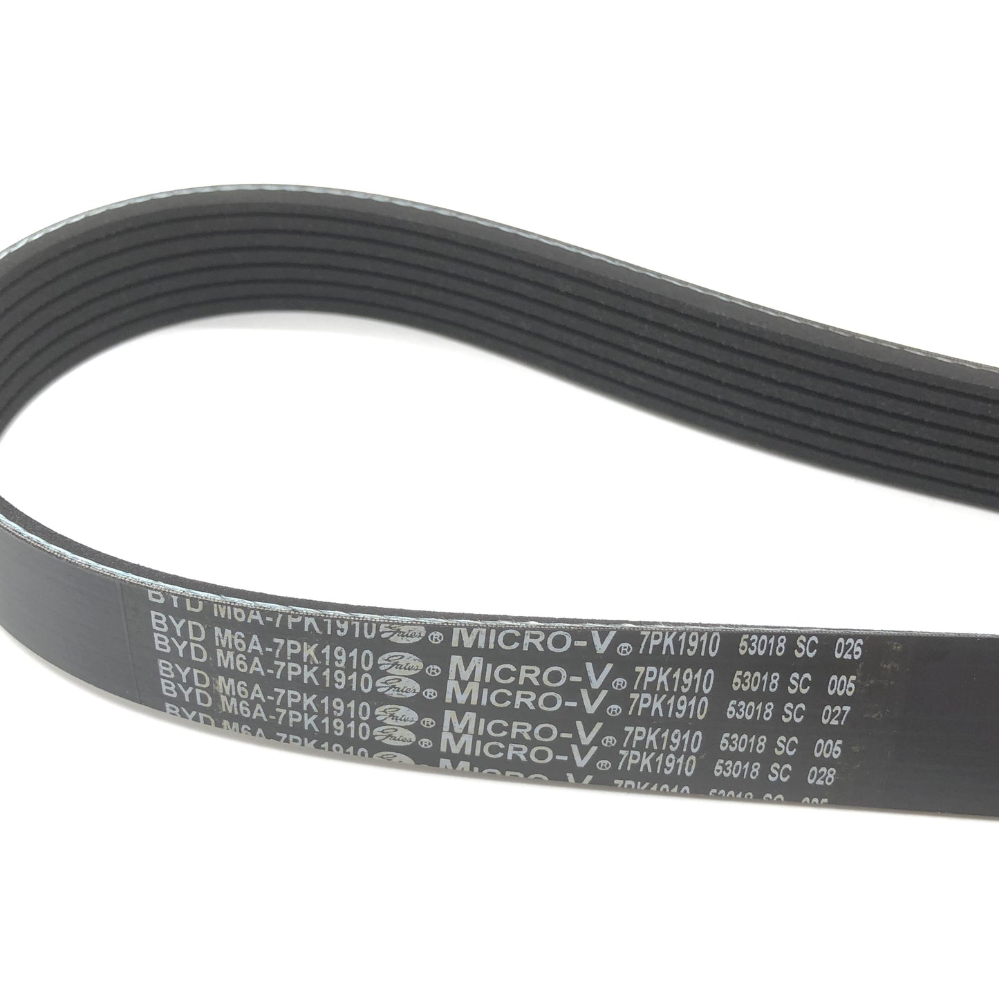 GATES Micro-V Serpentine Belt 7PK1910 image 1 Candru
