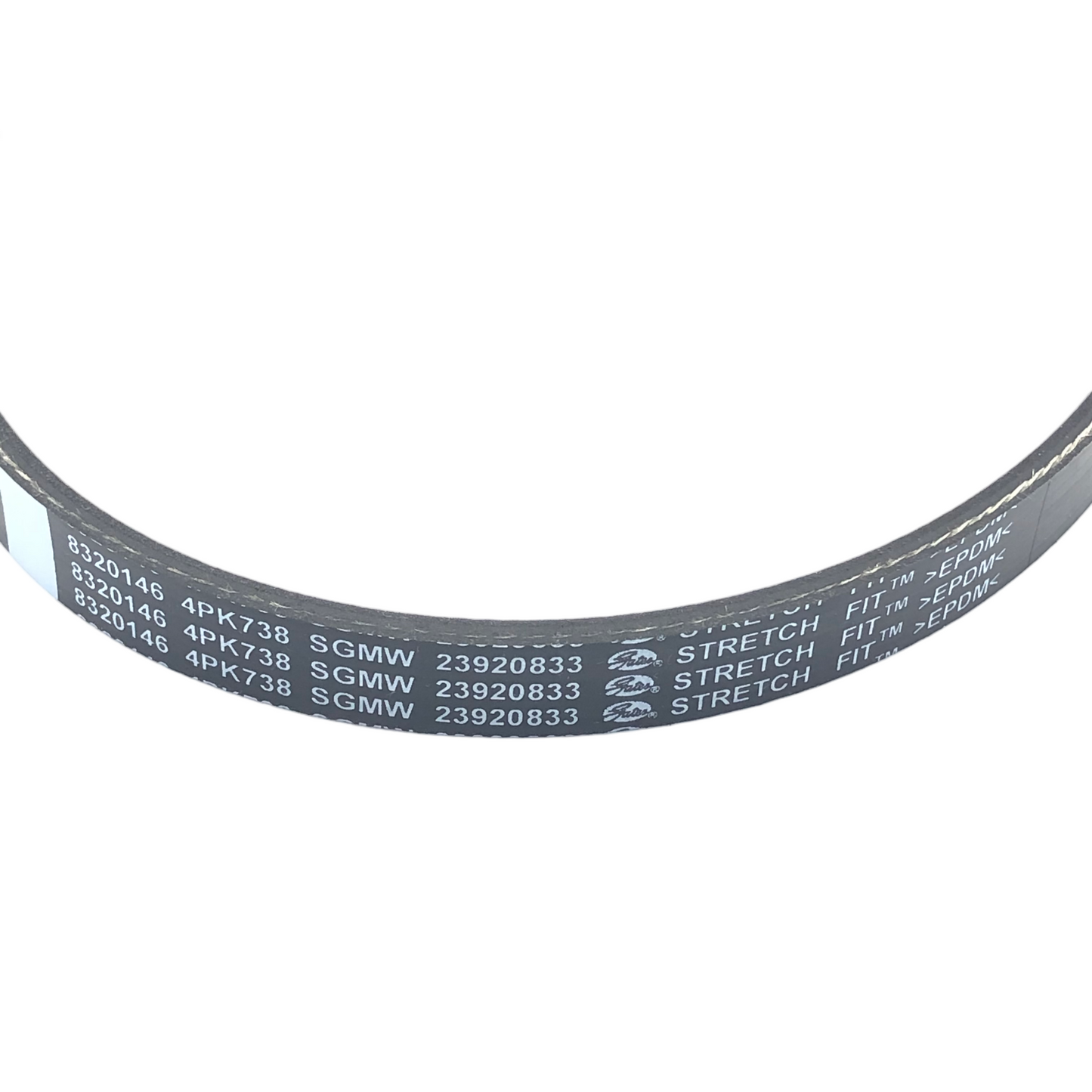 GATES Micro-V Serpentine Belt 4PK738SF