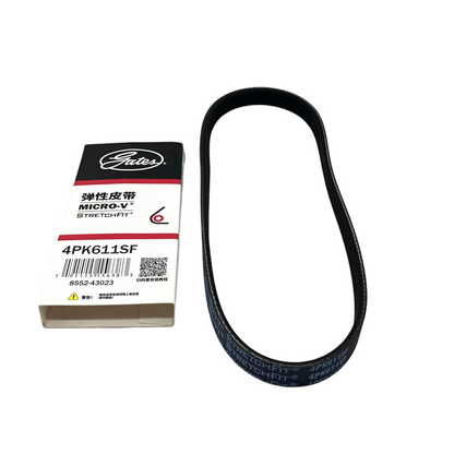 GATES Micro-V Serpentine Belt 4PK611SF