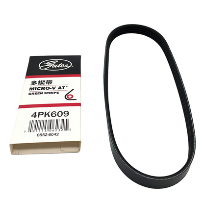GATES Micro-V Serpentine Belt 4PK609