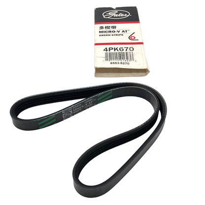 GATES Micro-V Serpentine Belt 4PK670