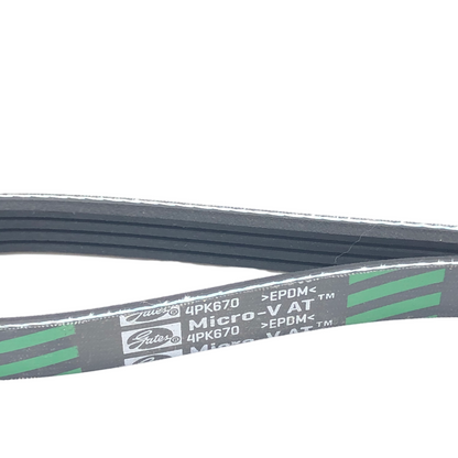 GATES Micro-V Serpentine Belt 4PK670