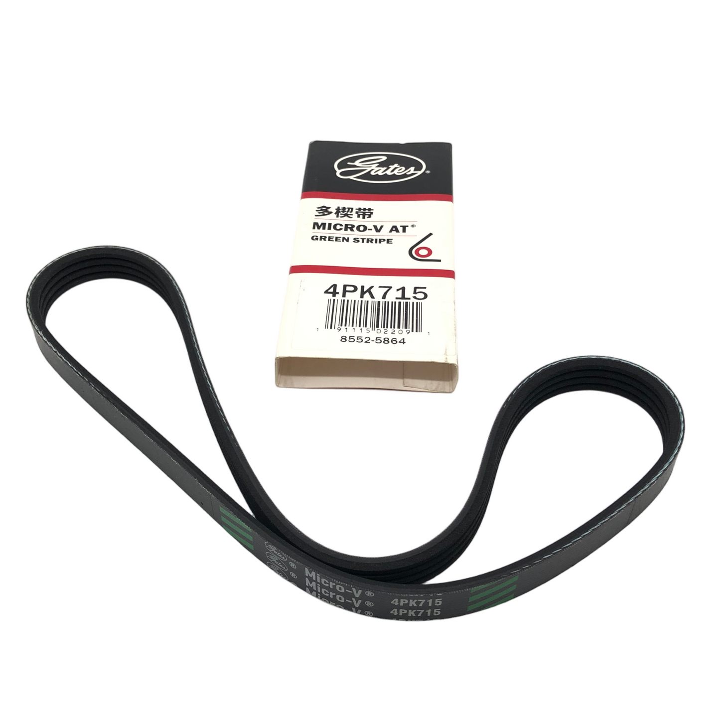 GATES Micro-V Serpentine Belt 4PK715