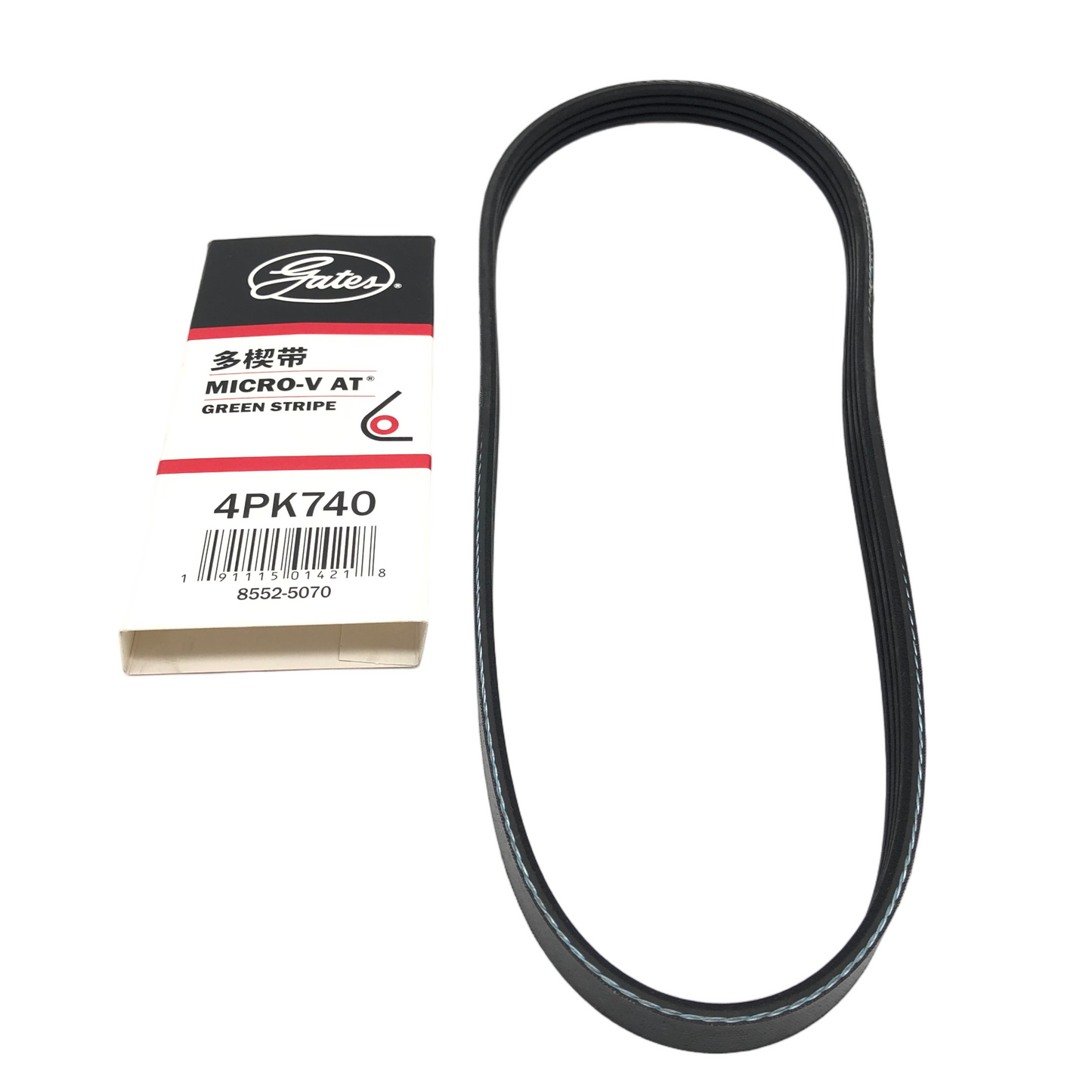 GATES Micro-V Serpentine Belt 4PK740