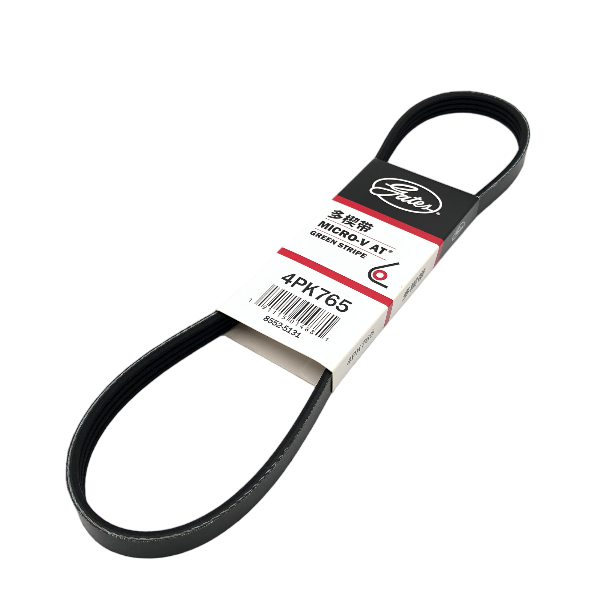 GATES Micro-V Serpentine Belt 4PK765