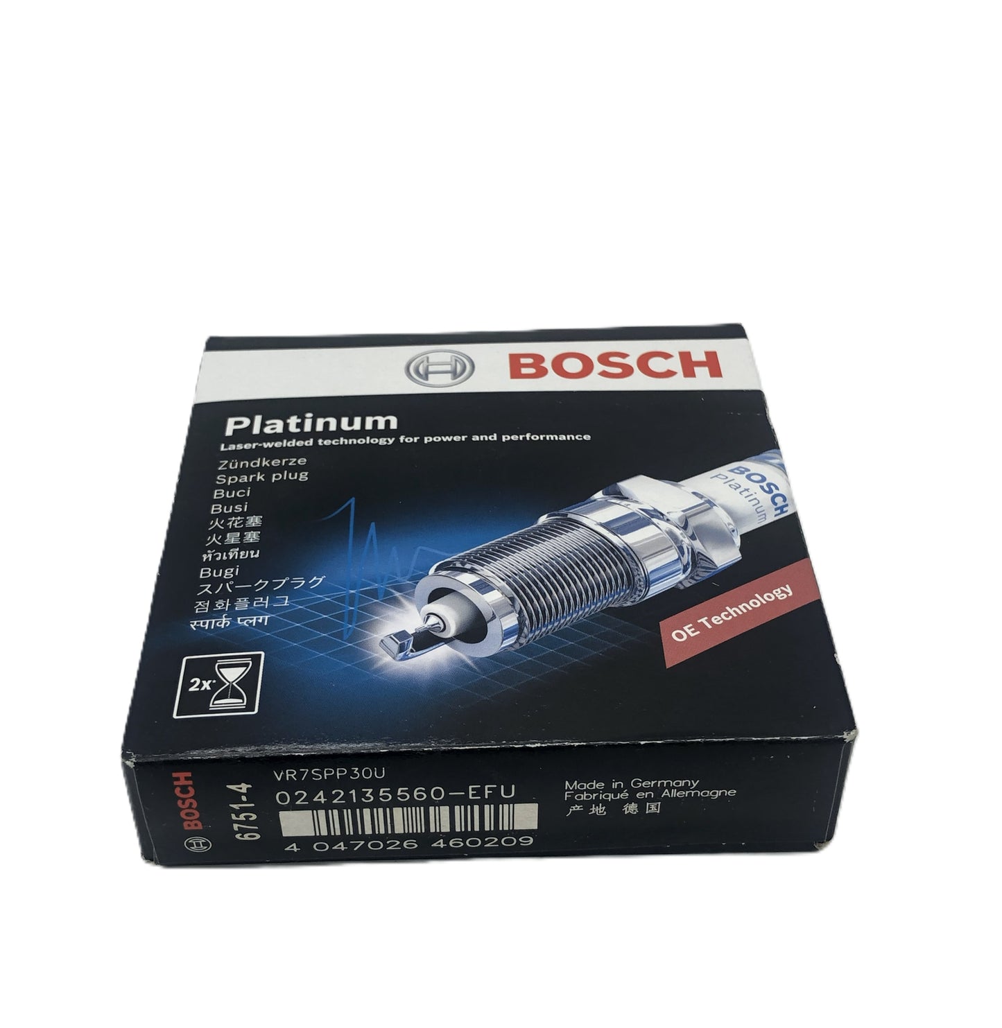 BOSCH Laser Platinum Spark Plug 0242135560 VR7SPP30U