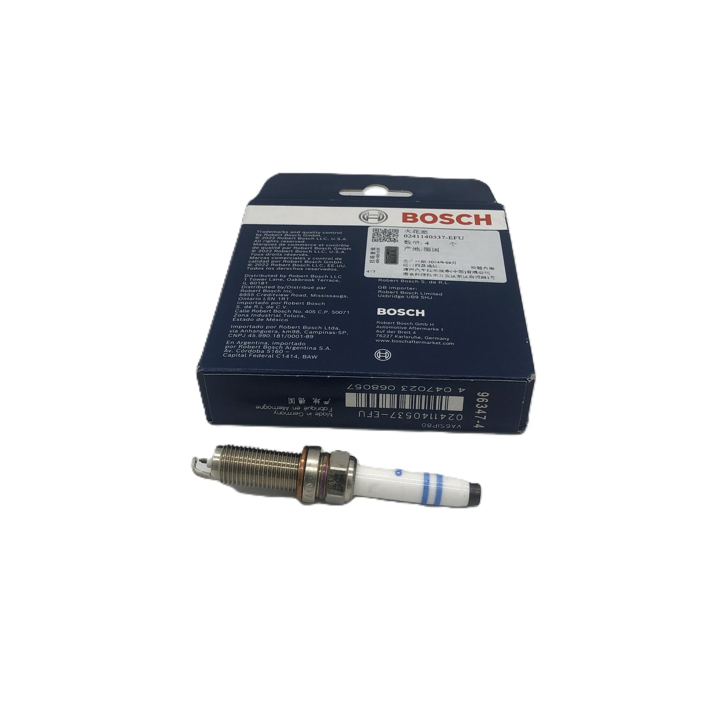 BOSCH Platinum Iridium Evo Spark Plug 0241140537 VA6SIP80