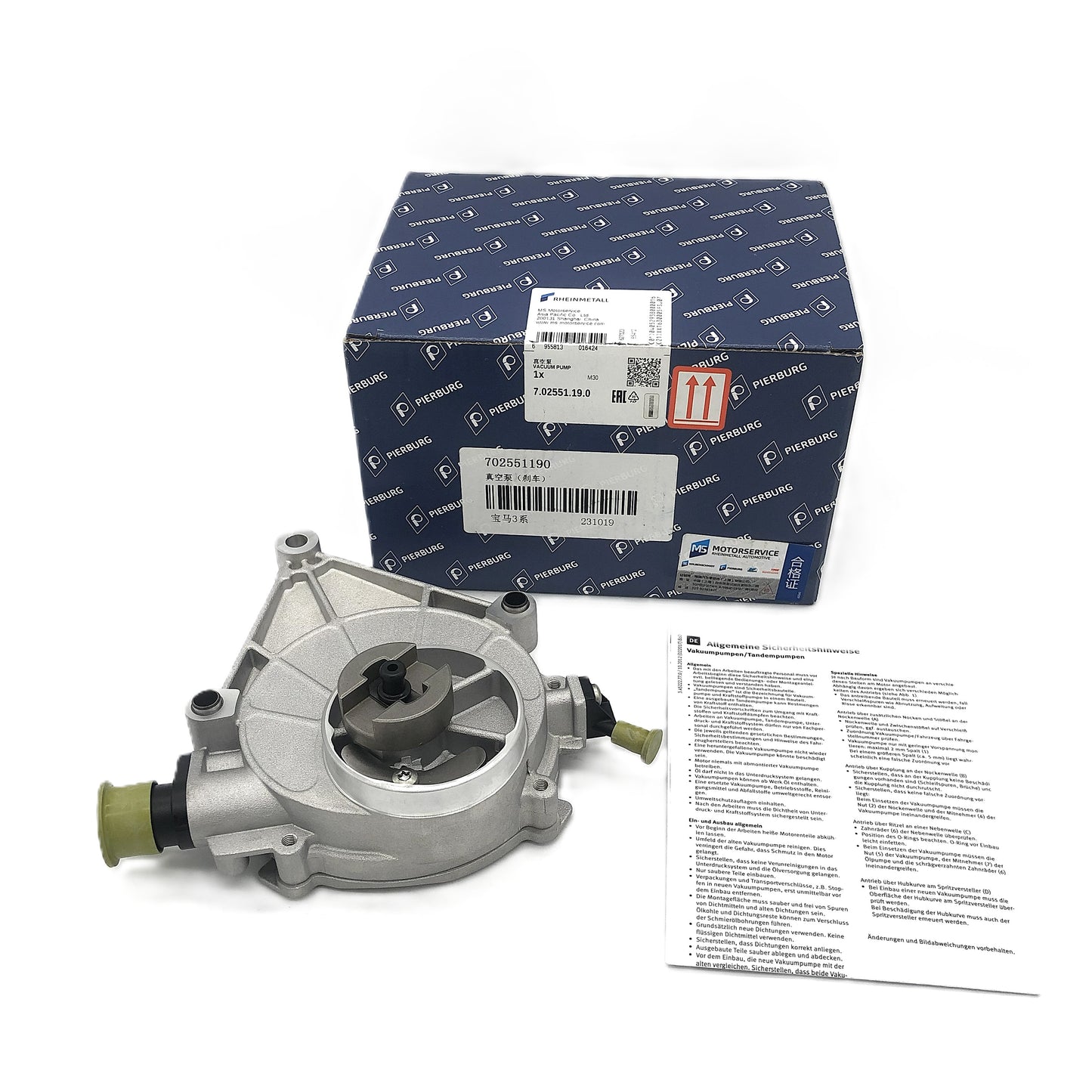 PIERBURG Brake Vacuum Pump 7.02551.19.0