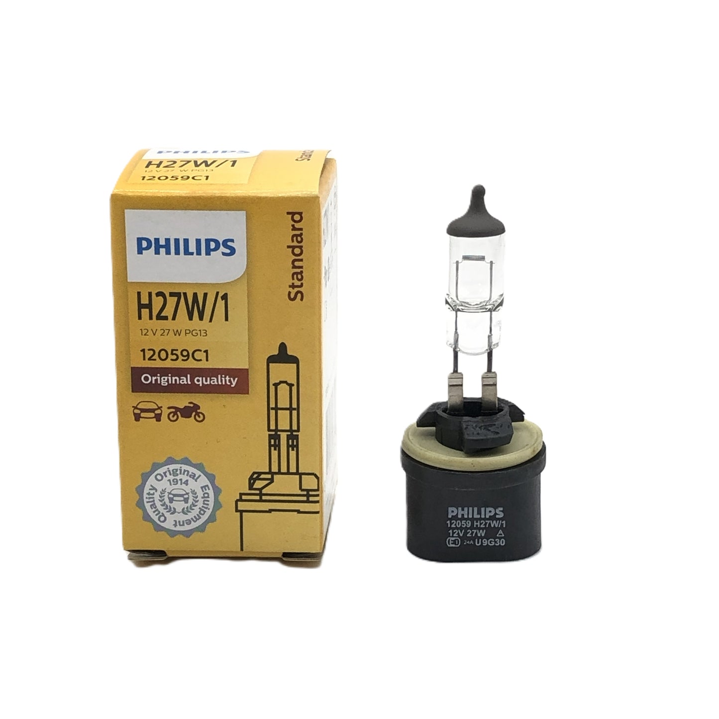 PHILIPS Front Fog Light H27W/1 12V 27W 12059C1