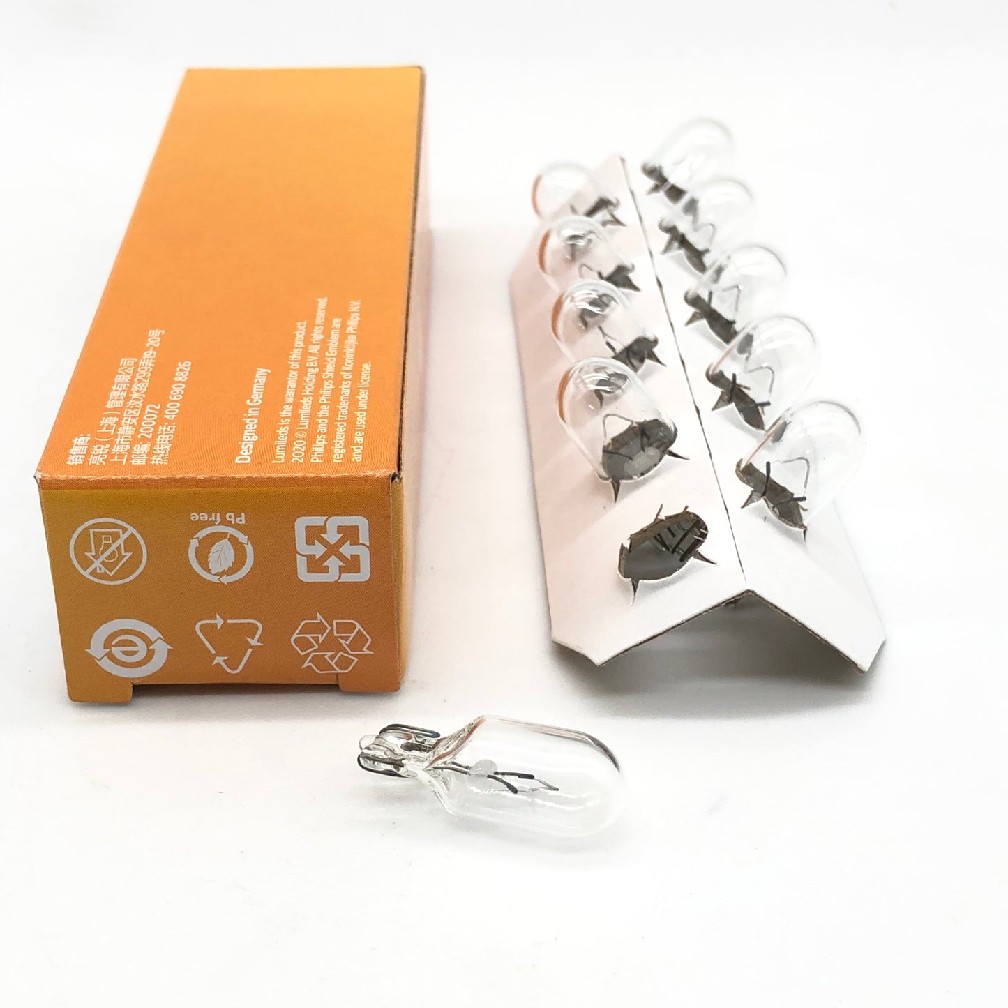 PHILIPS PremiumVision Parking / Dashboard Light Bulbs 12961CP