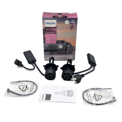 PHILIPS LED Headlight Ultinon Rally 3551 H4 12V 24V 50W LUM11342U3551X2