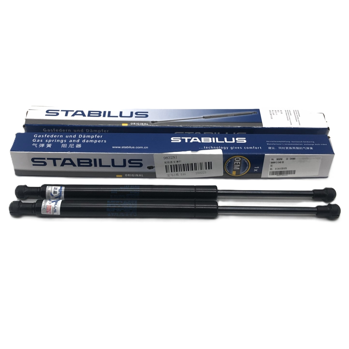 STABILUS Tailgate Strut 9832NI