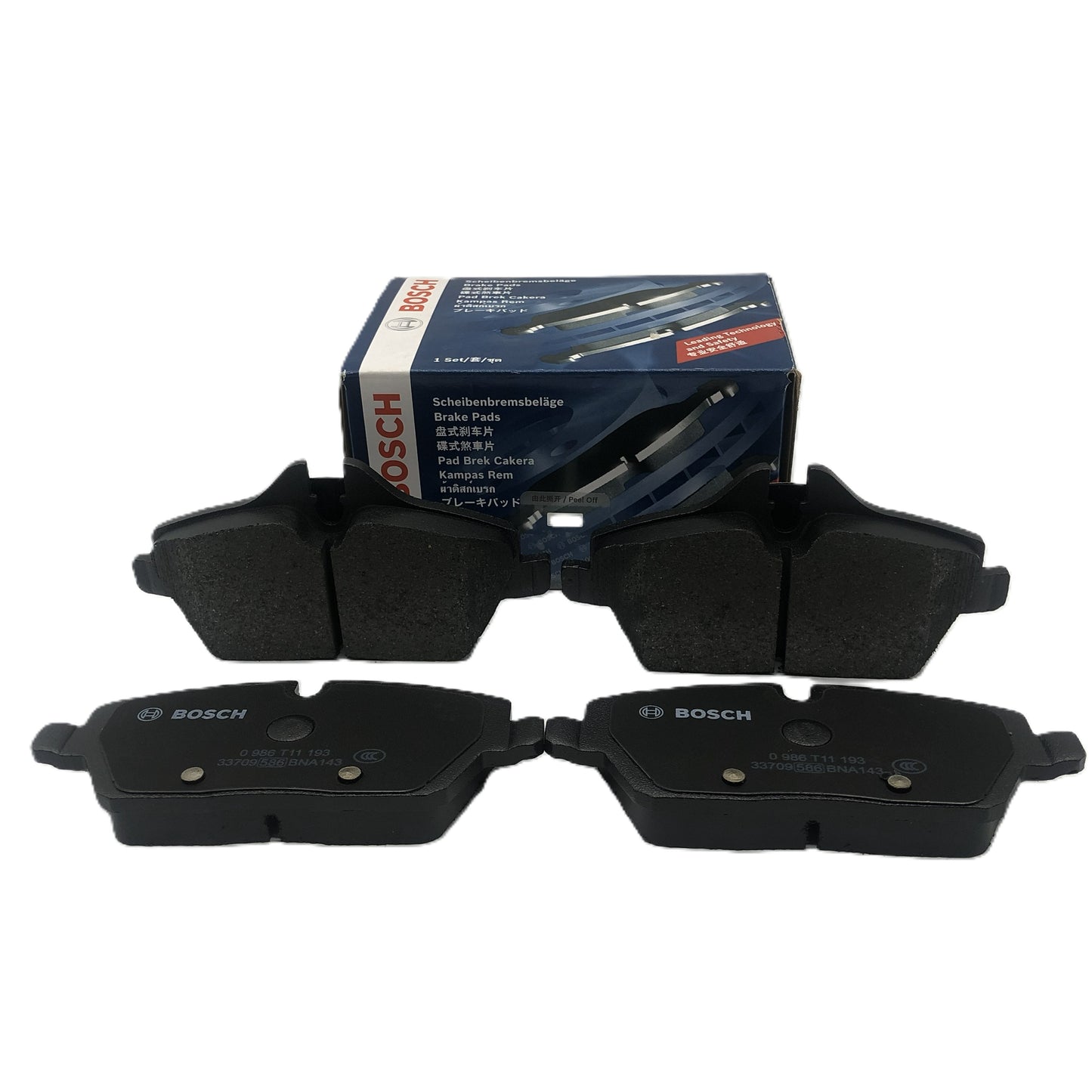 BOSCH Front Ceramic Brake Pad Set 0986T11193