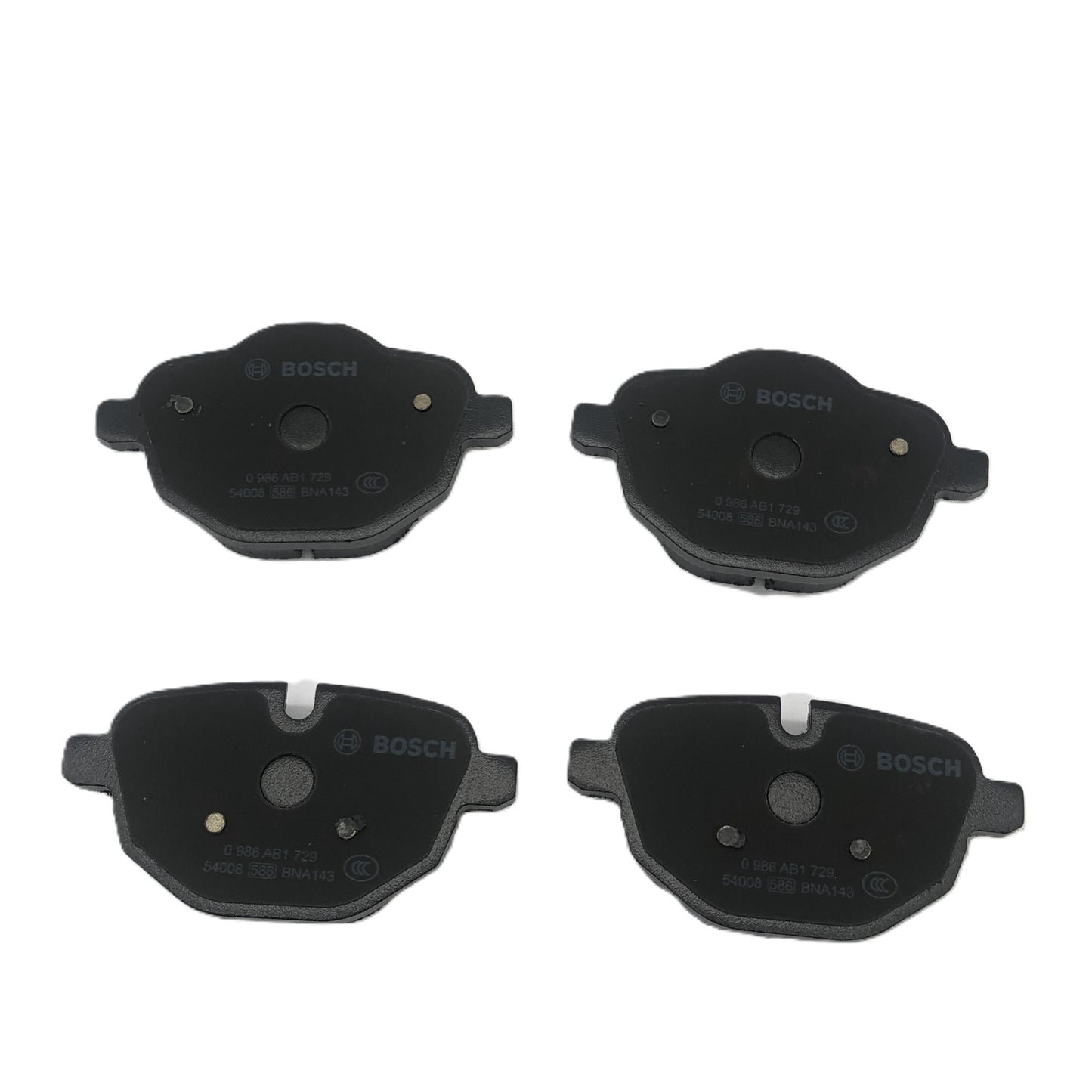 BOSCH Rear Disc Brake Pad Set 0986AB1729