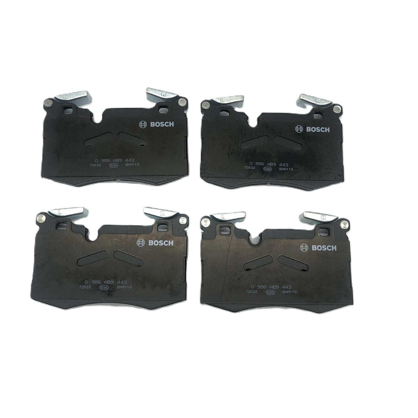 BOSCH Front Ceramic Brake Pad Set 0986AB9443