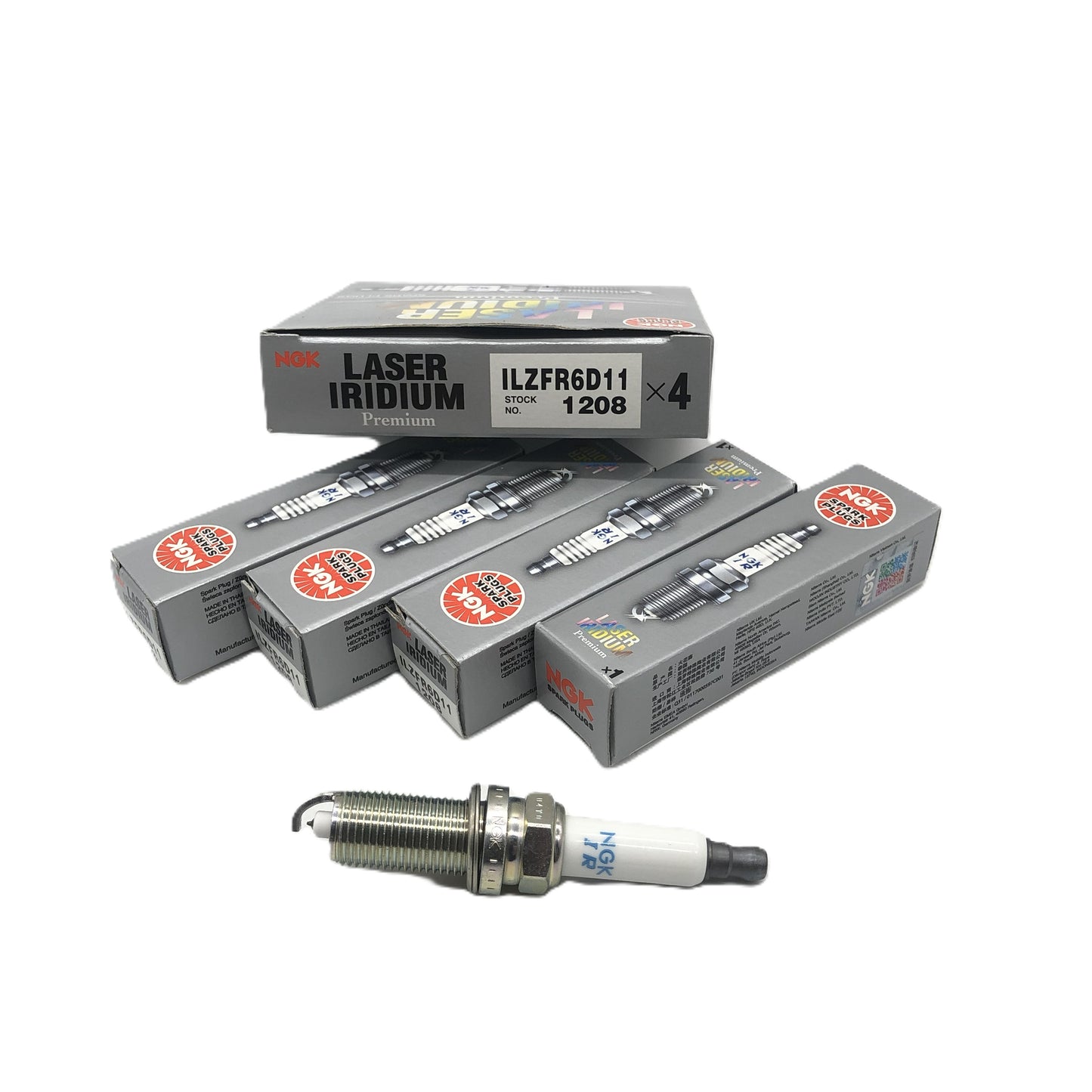 NGK Iridium Platinum Spark Plug ILZFR6D11（1208）