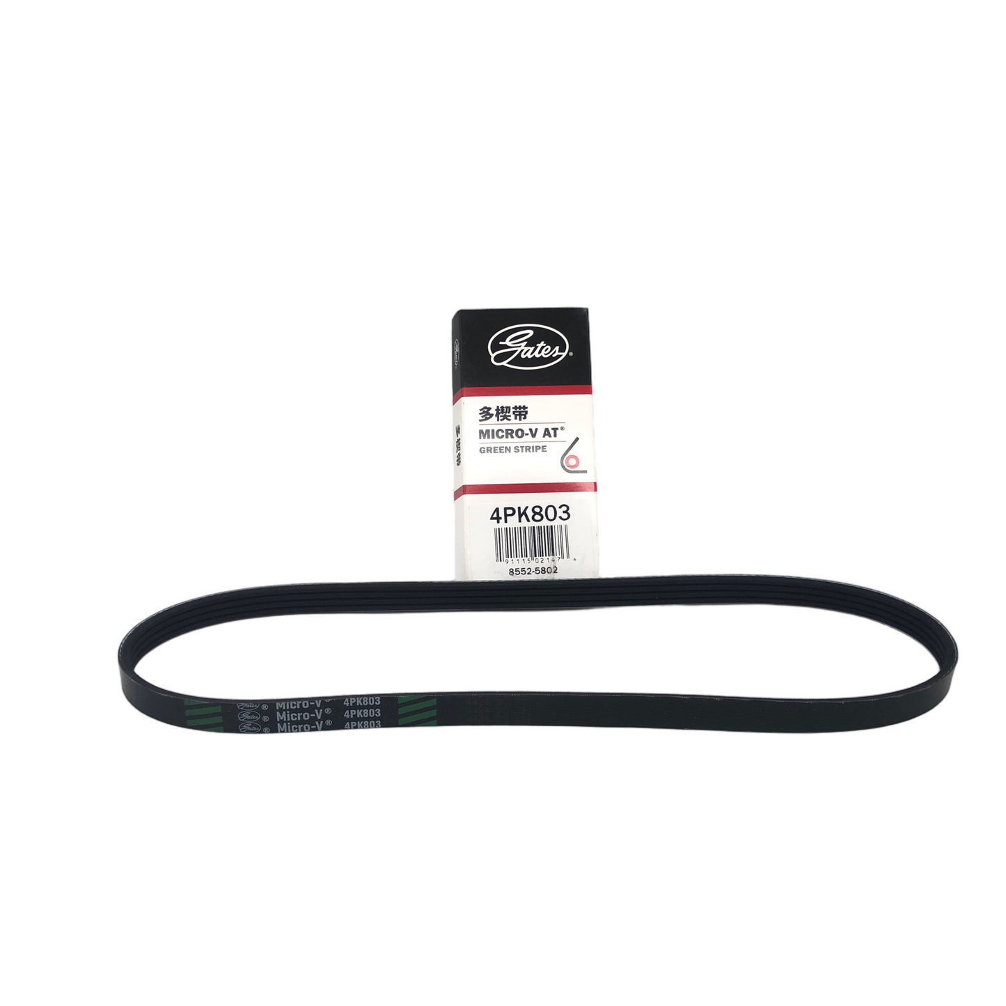 GATES Micro-V Serpentine Belt 4PK803