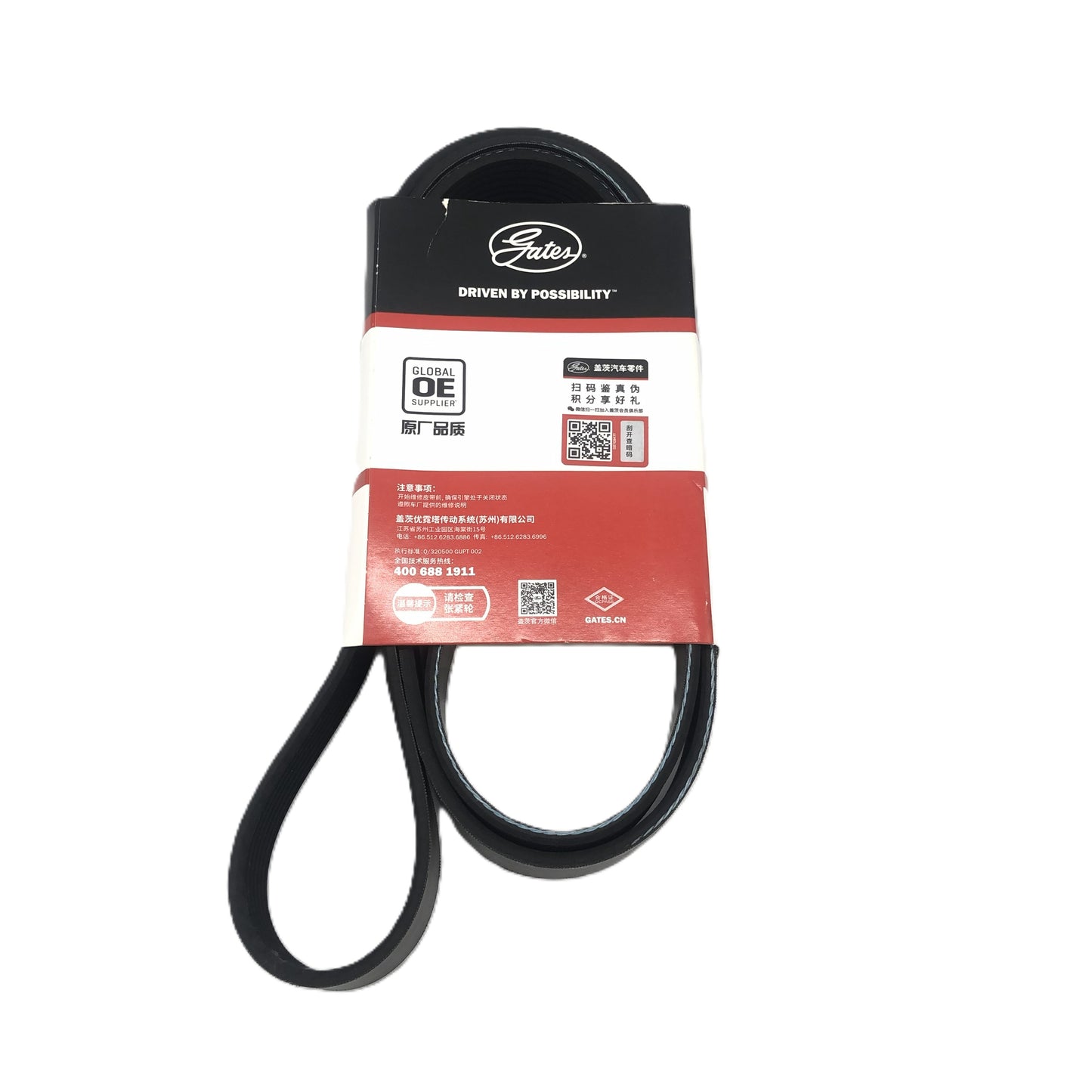 GATES Micro-V Serpentine Belt 7PK1645