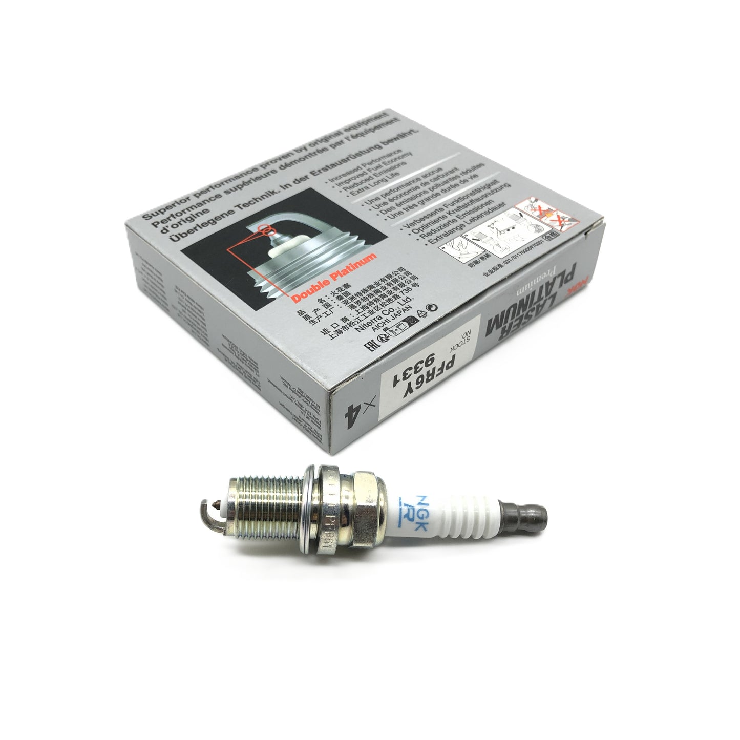 NGK Platinum Spark Plug PFR6Y(9331)