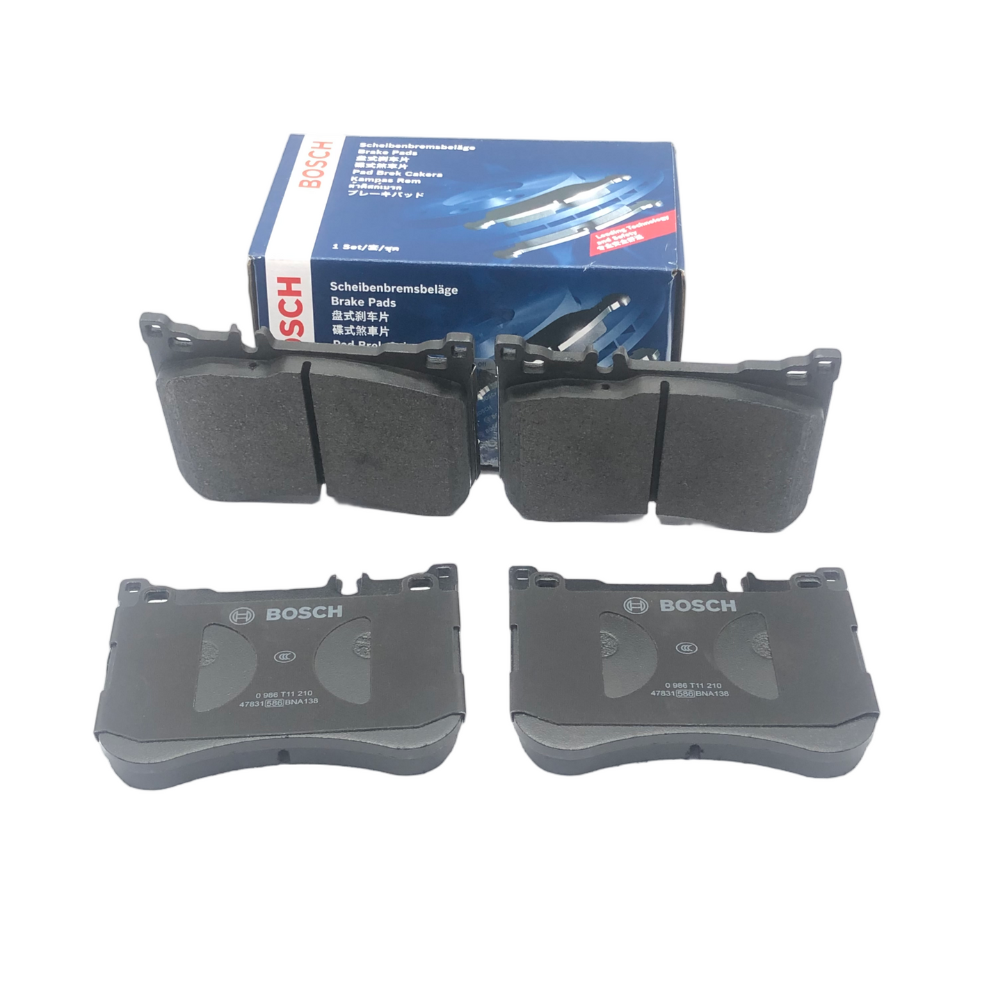 BOSCH Front Ceramic Brake Pad Set 0986T11210