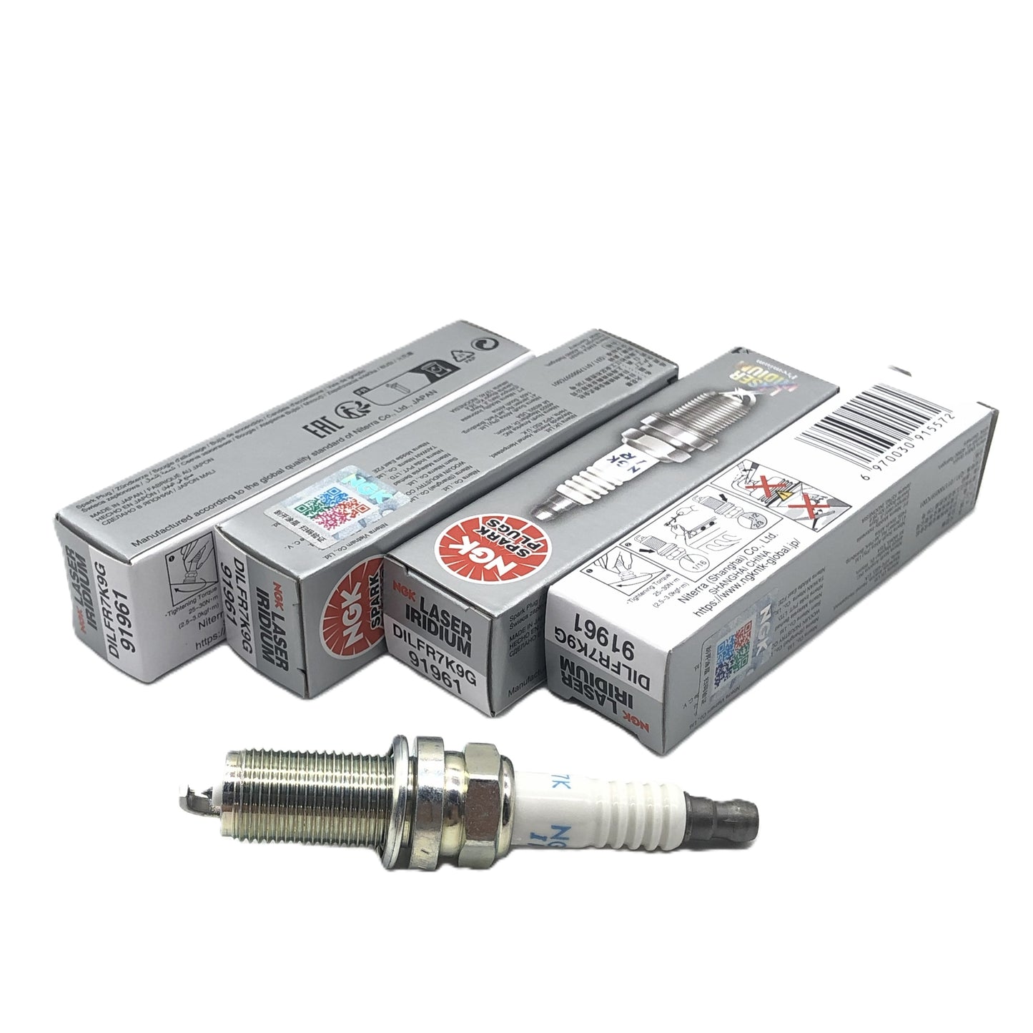 NGK Iridium Platinum Spark Plug DILFR7K9G(91961)