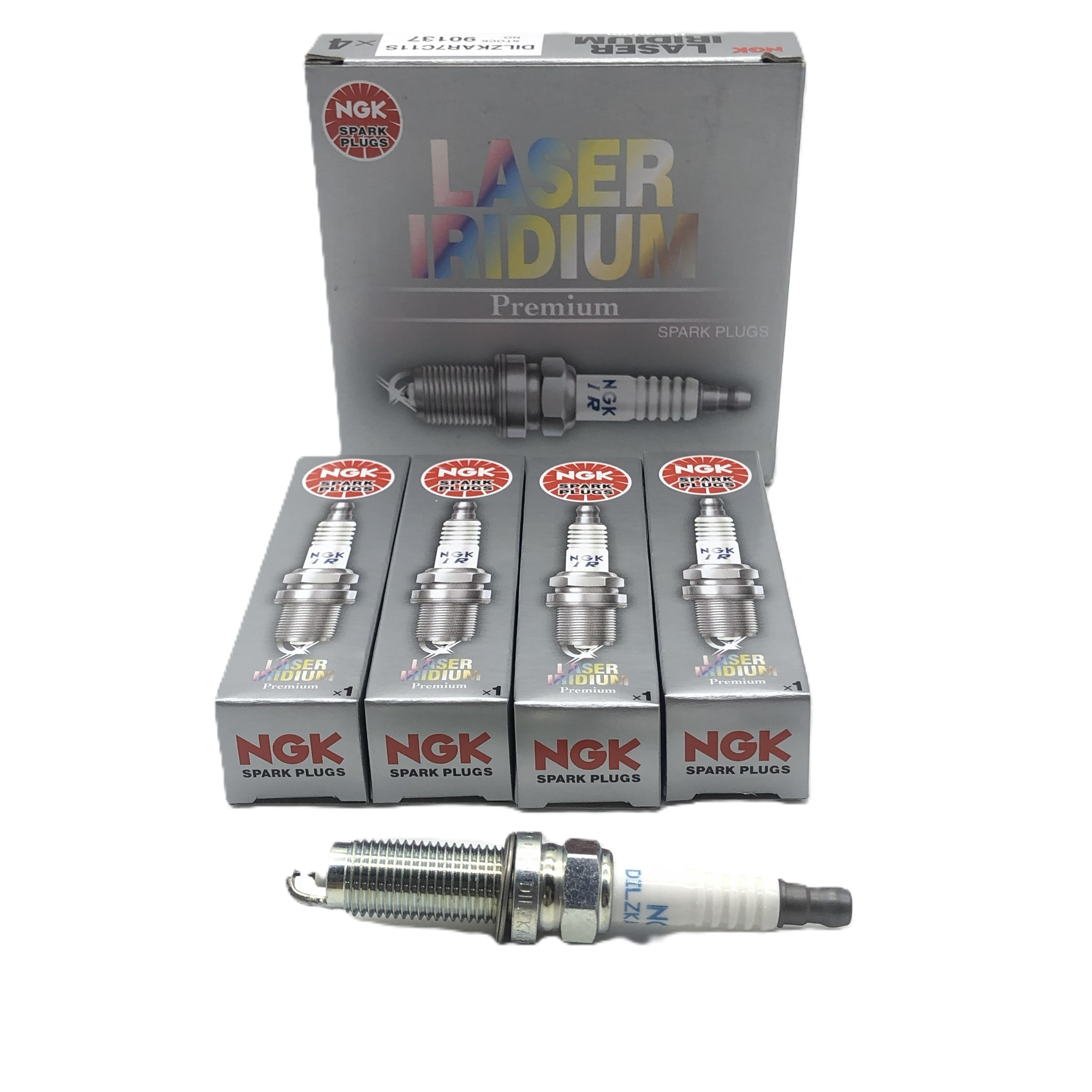 NGK Iridium Platinum Spark Plug DILZKAR7C11S 90137
