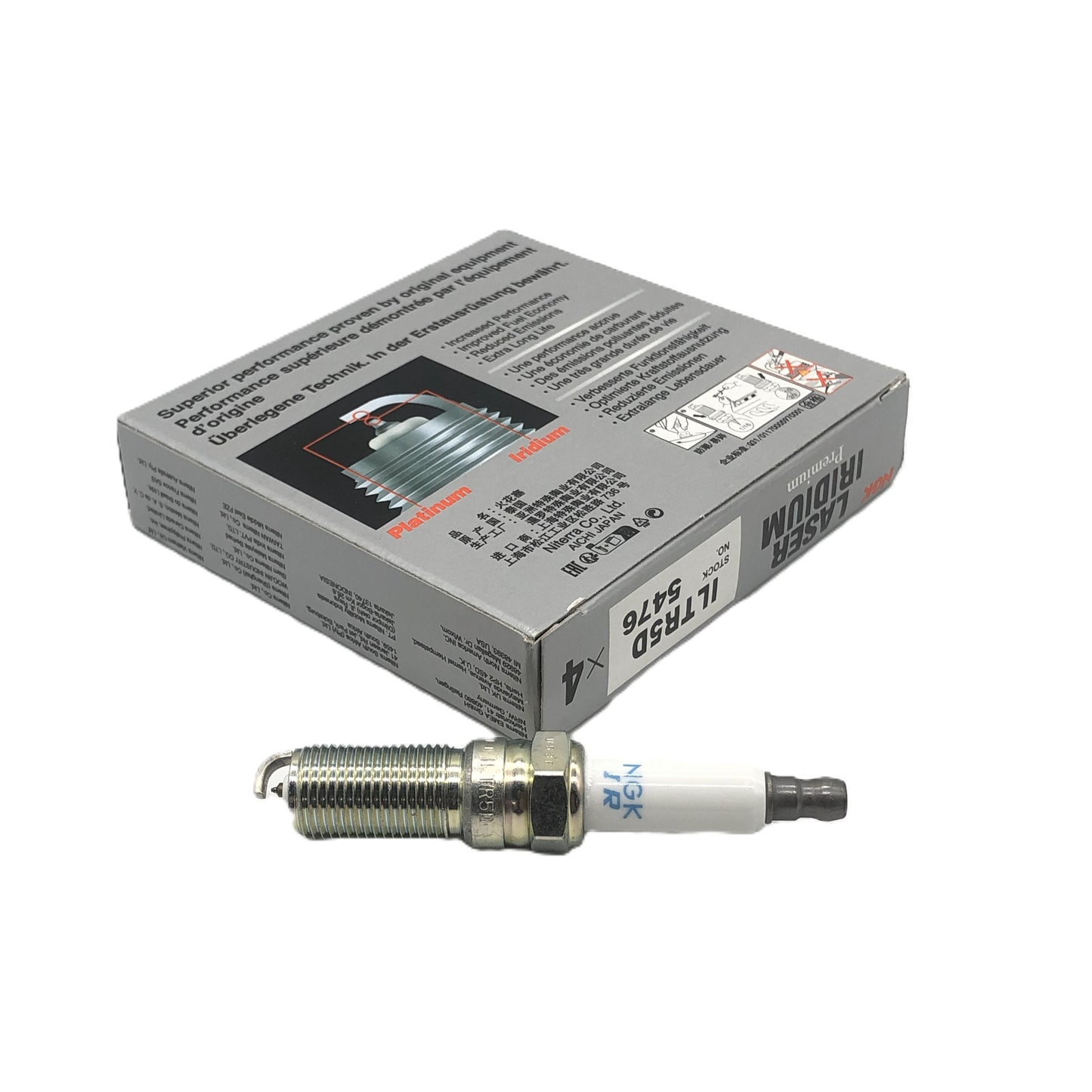 NGK Iridium Platinum Spark Plug ILTR5D(5476)