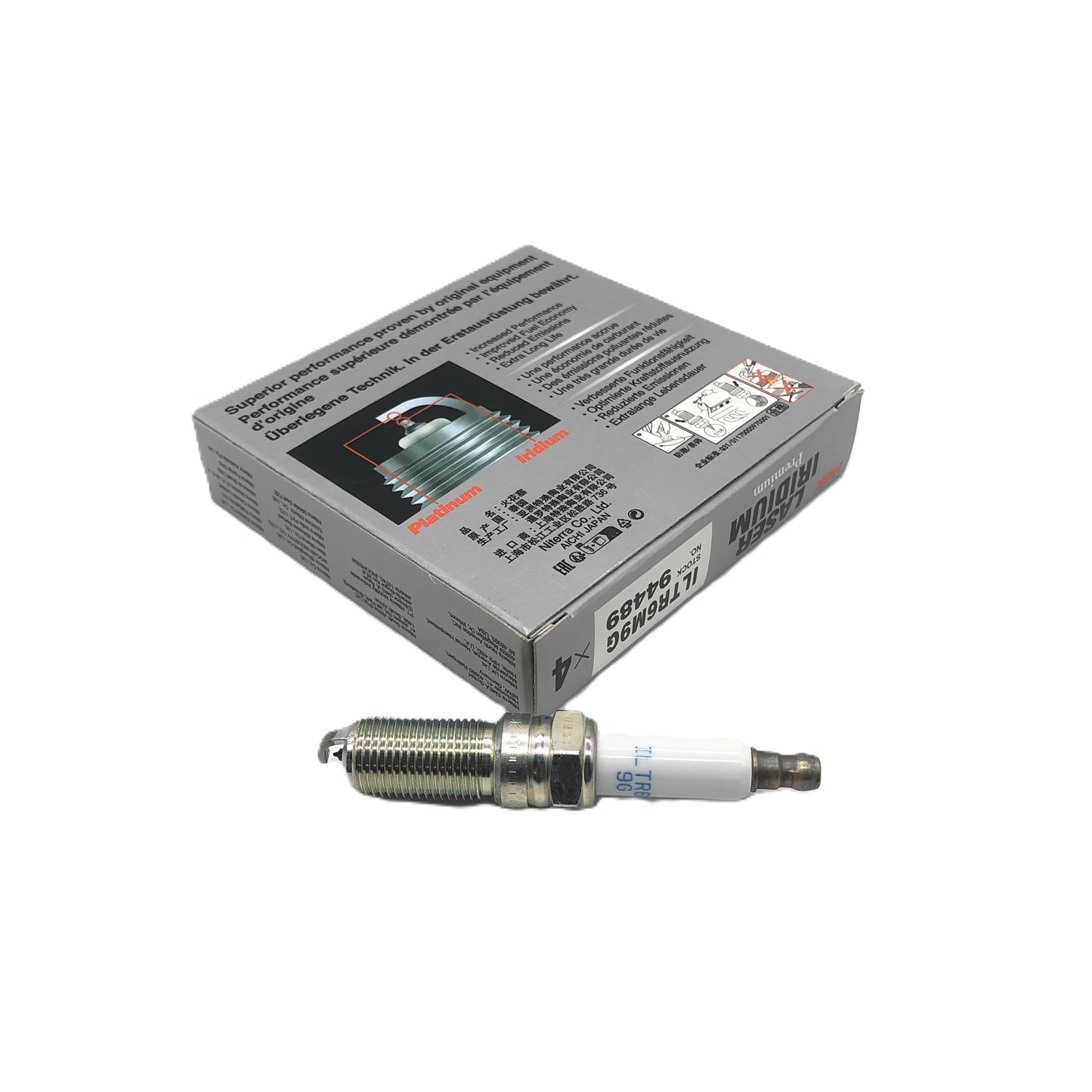 NGK Iridium Platinum Spark Plug ILTR6M9G(94489)