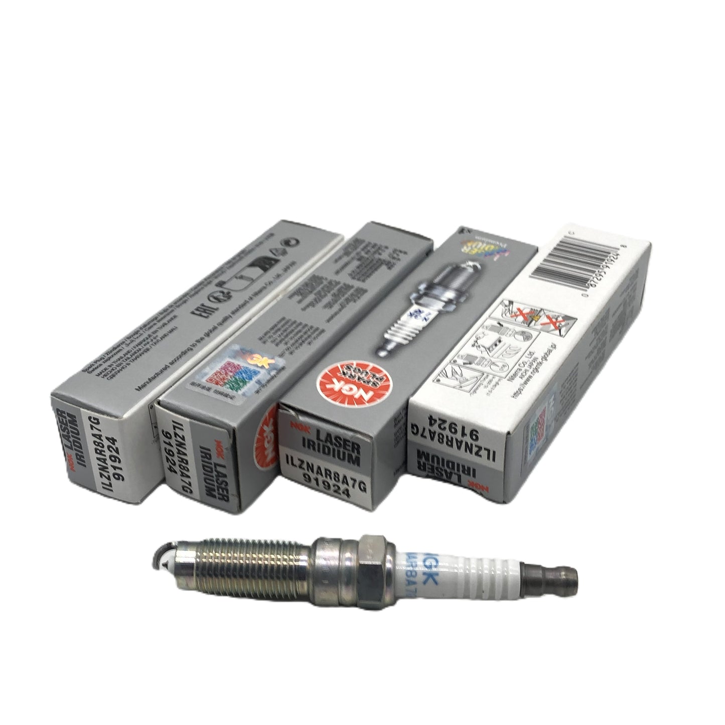 NGK Iridium Platinum Spark Plug ILZNAR8A7G(91924)