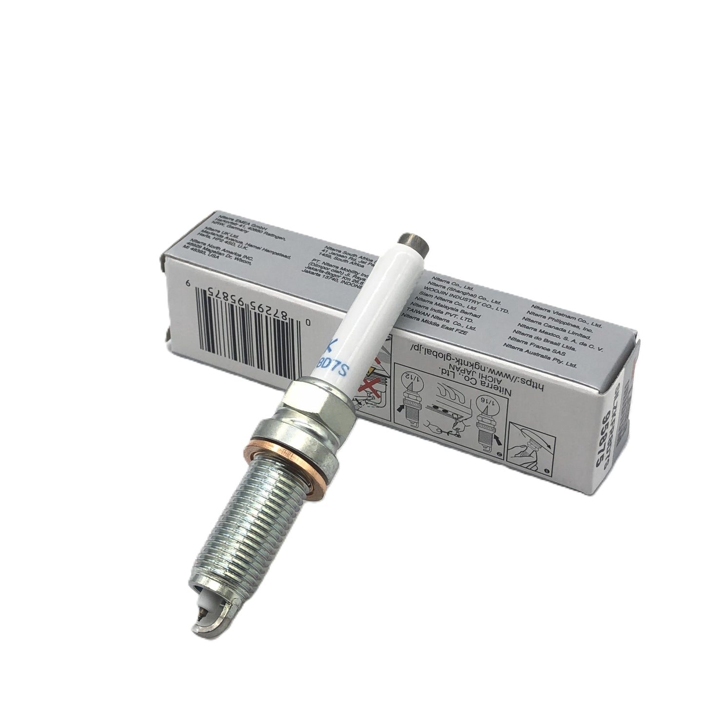 NGK Iridium Platinum Spark Plug SILZKFR8D7S(95875)