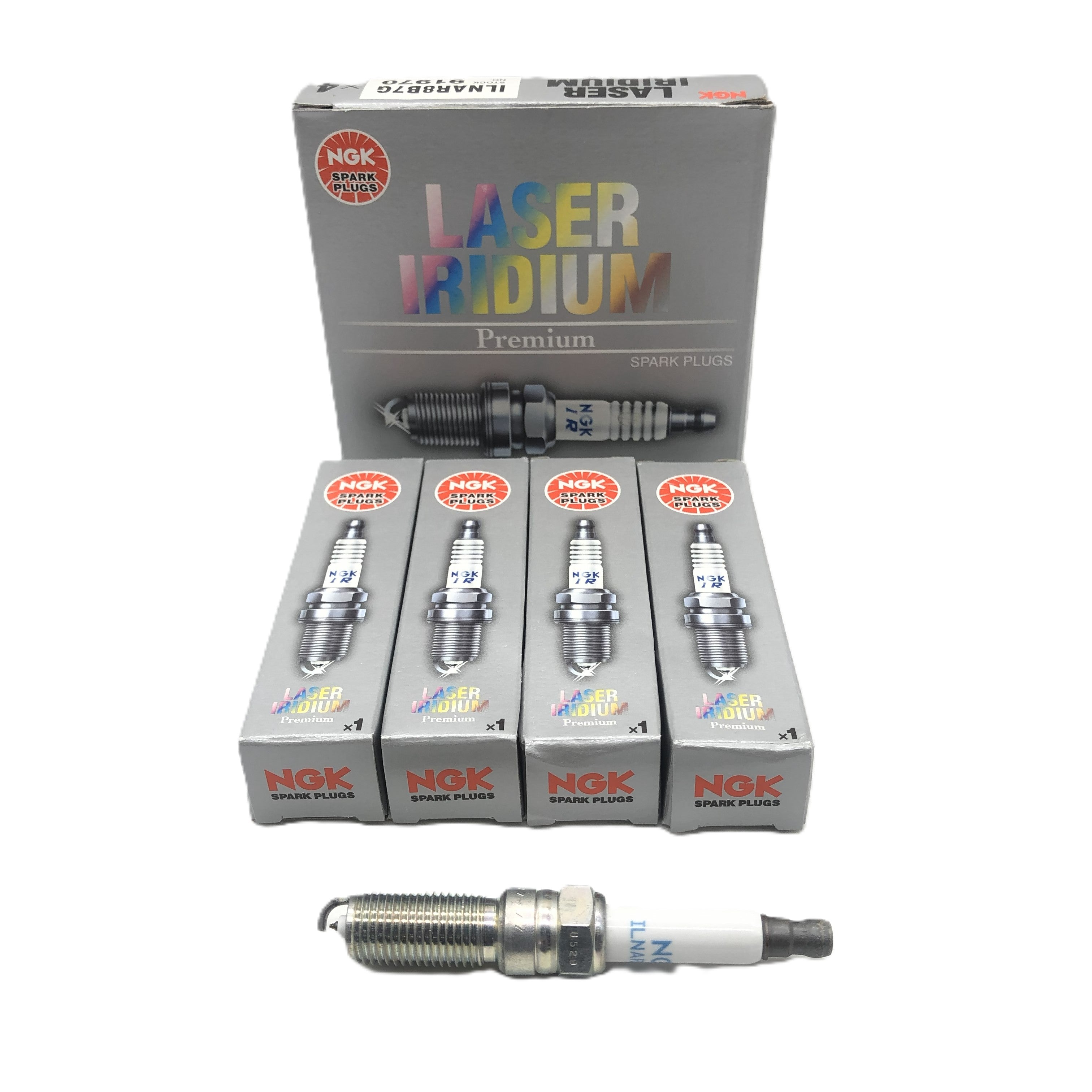 NGK Iridium Platinum Spark Plug ILNAR8B7G 91970