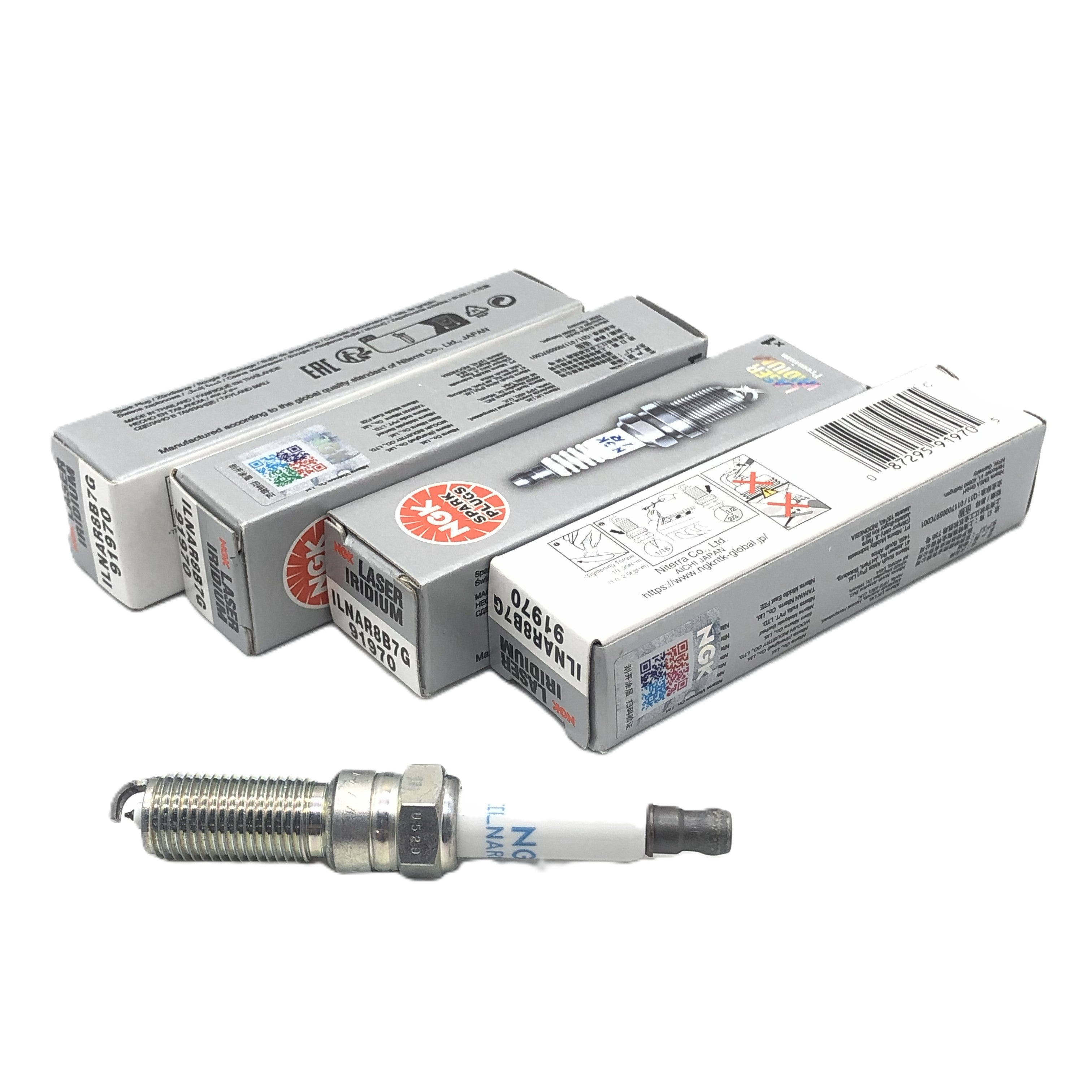 NGK Iridium Platinum Spark Plug ILNAR8B7G(91970)