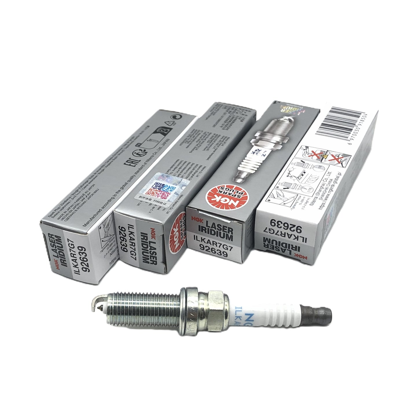 NGK Iridium Platinum Spark Plug ILKAR7G7(92639)