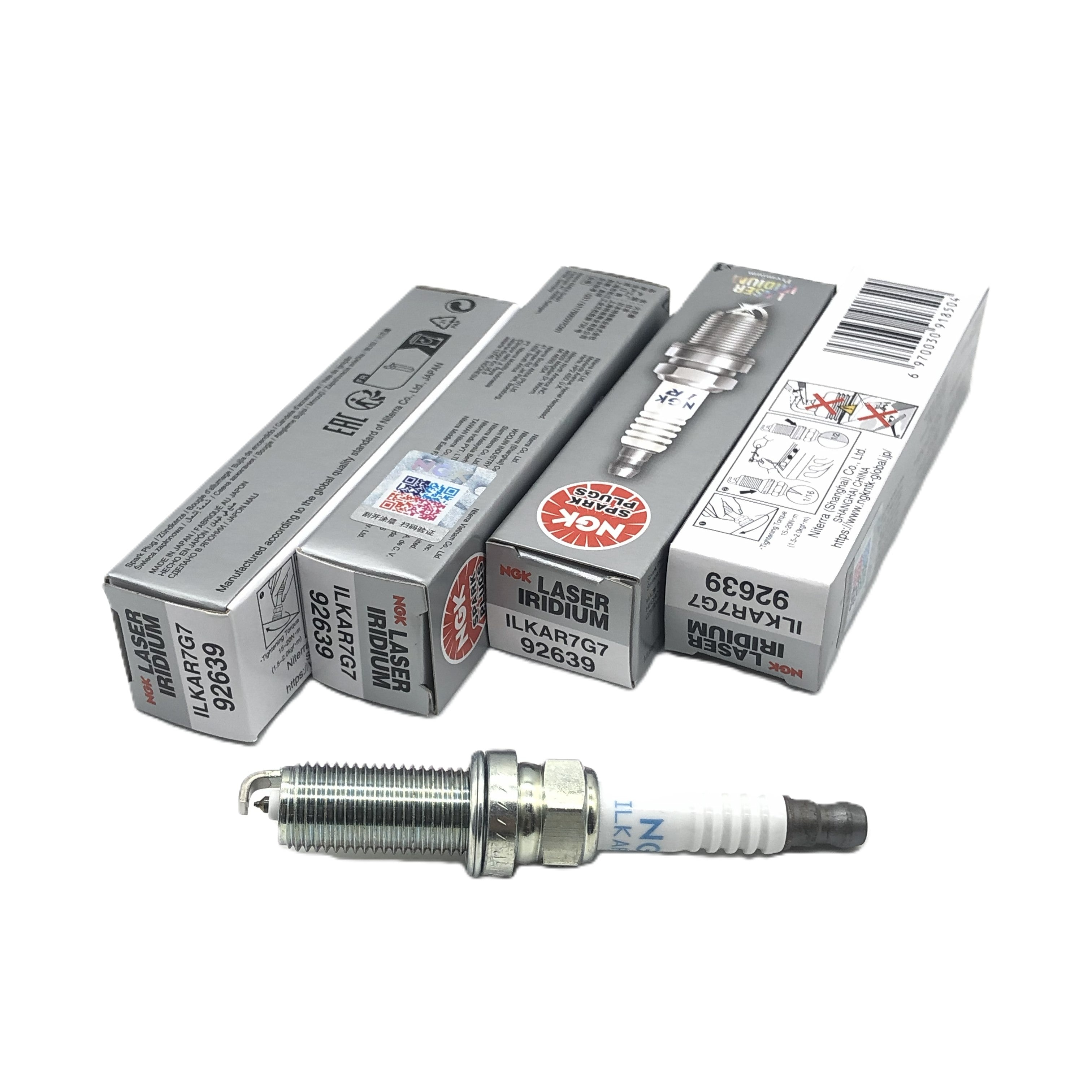 NGK Iridium Platinum Spark Plug ILKAR7G7(92639)