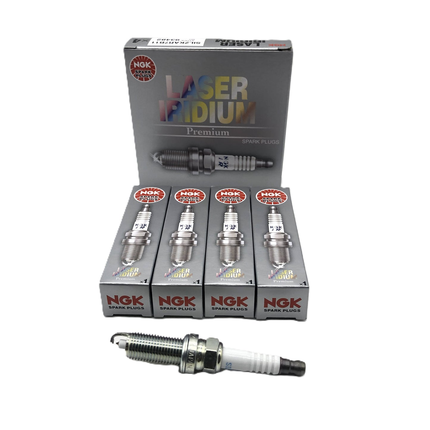 NGK Iridium Platinum Spark Plug SILZKAR7B11(93482)