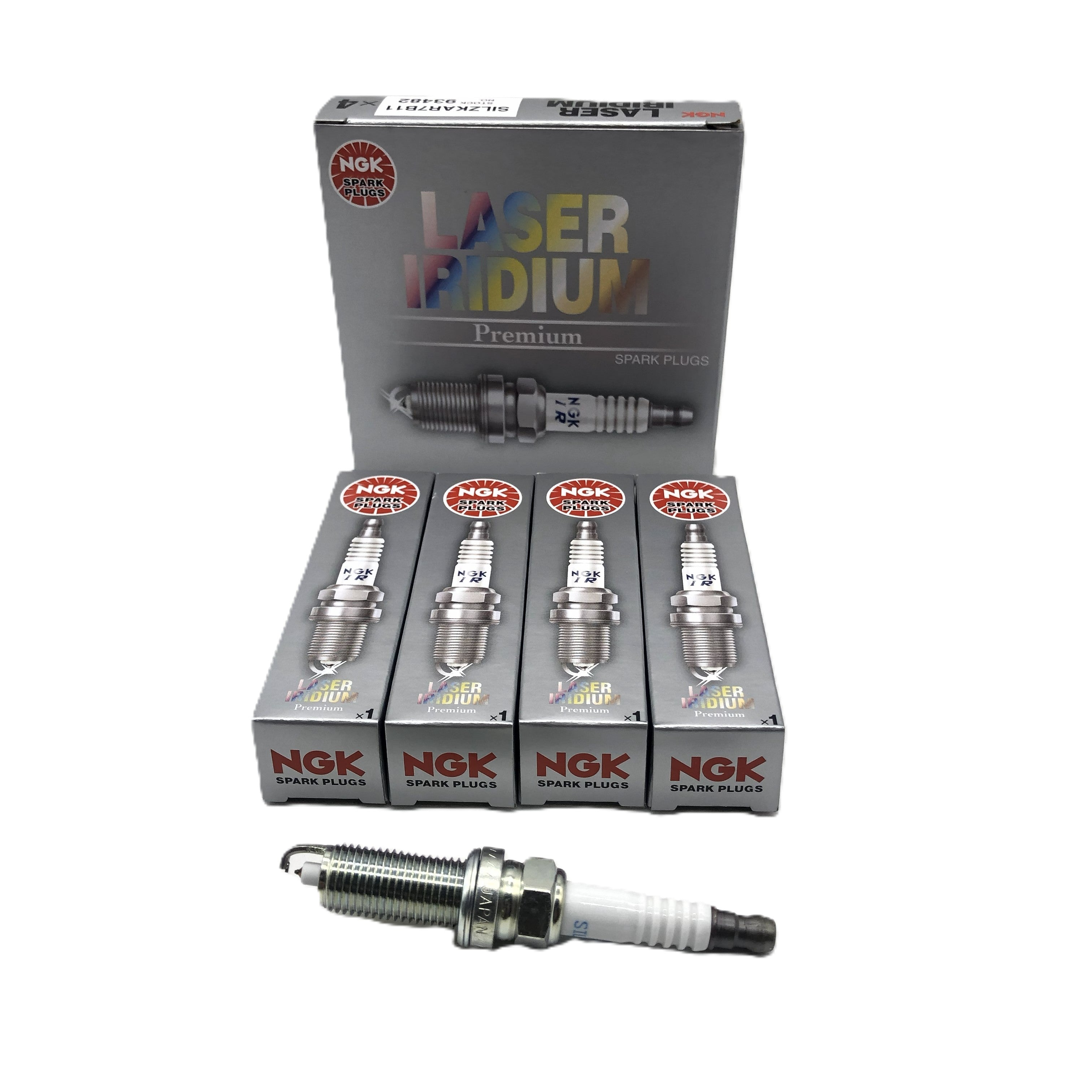 NGK Iridium Platinum Spark Plug SILZKAR7B11 93482