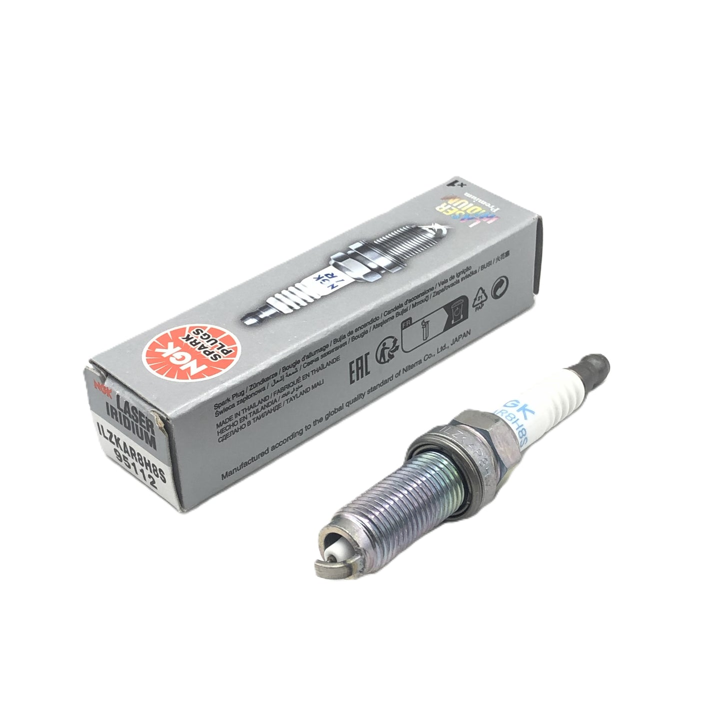NGK Iridium Platinum Spark Plug ILZKAR8H8S(95112)