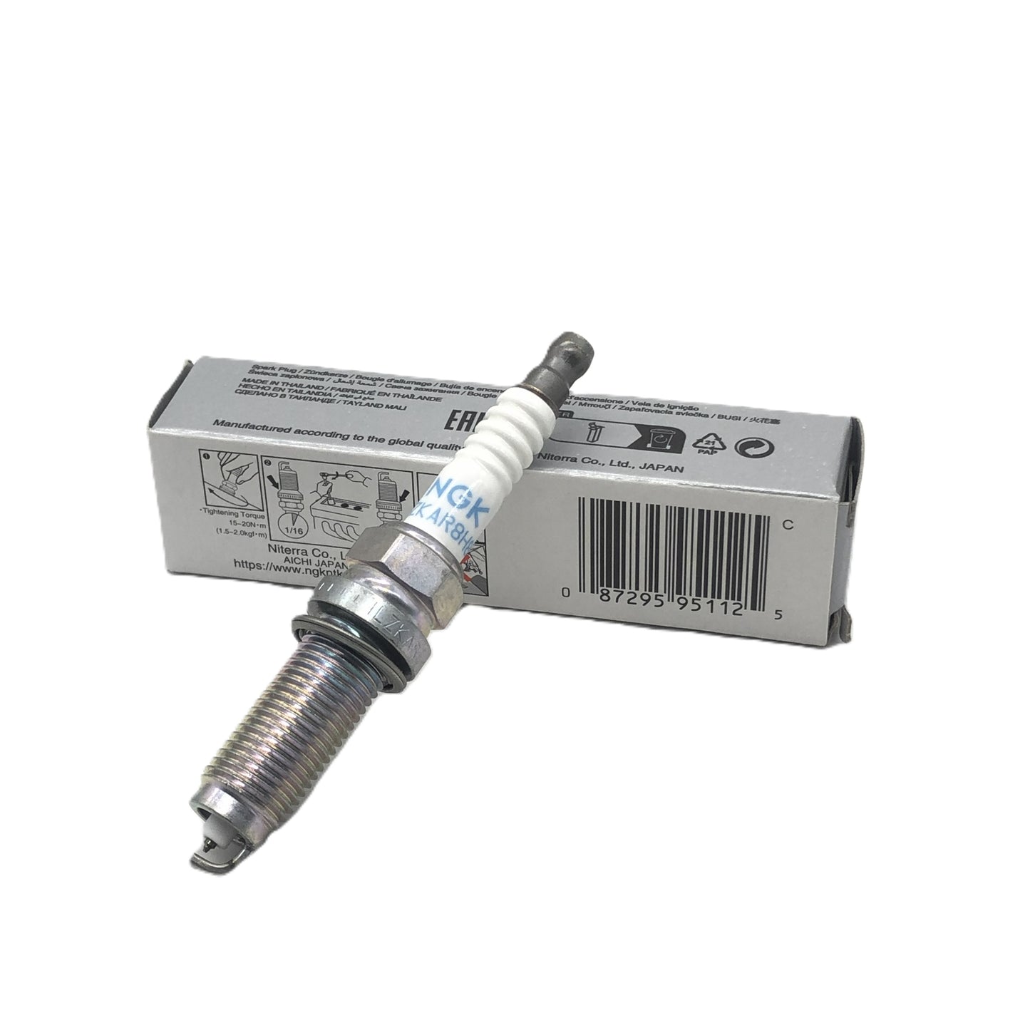 NGK Iridium Platinum Spark Plug ILZKAR8H8S(95112)