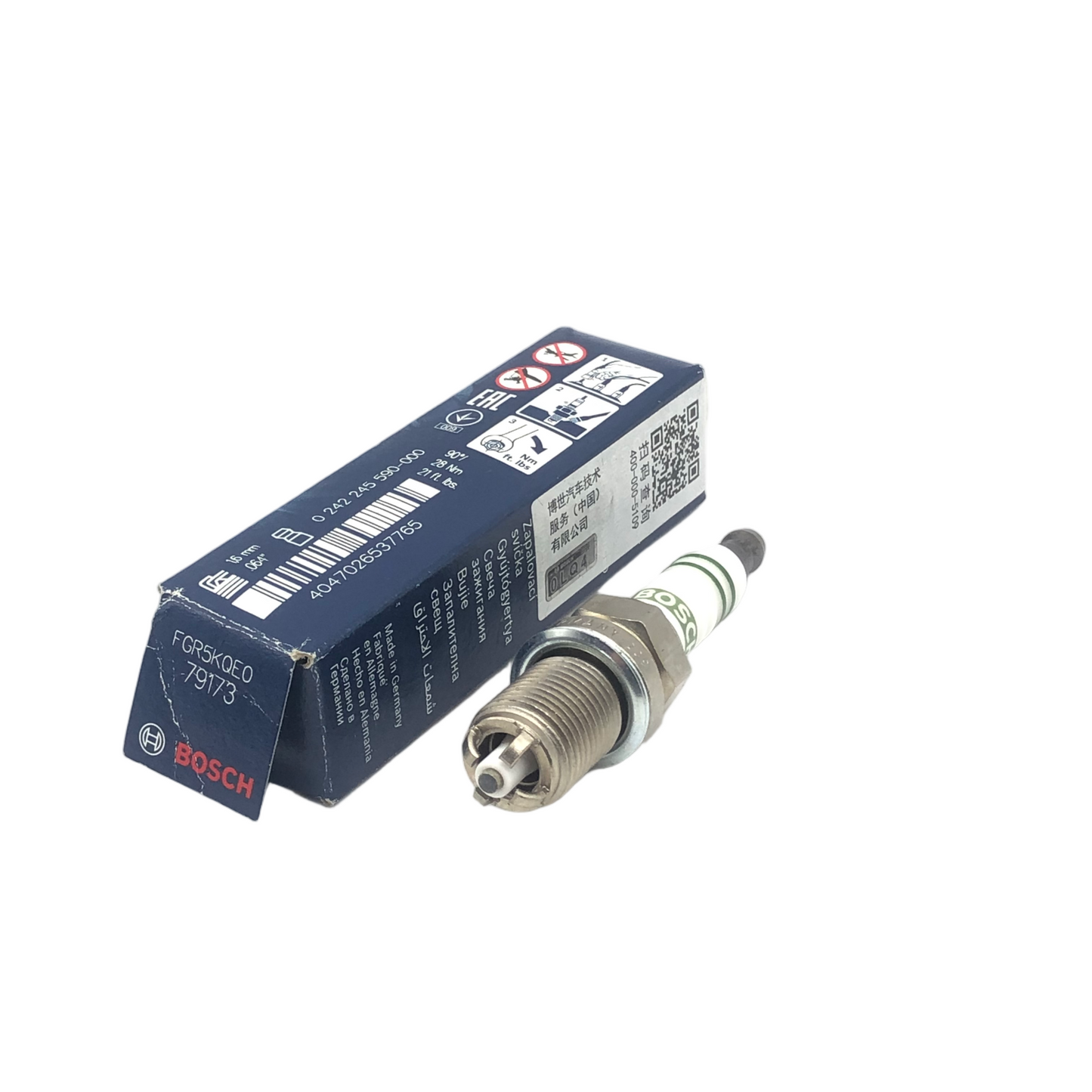 BOSCH Copper with Nickel Spark Plug 0242245590 FGR5KQE0