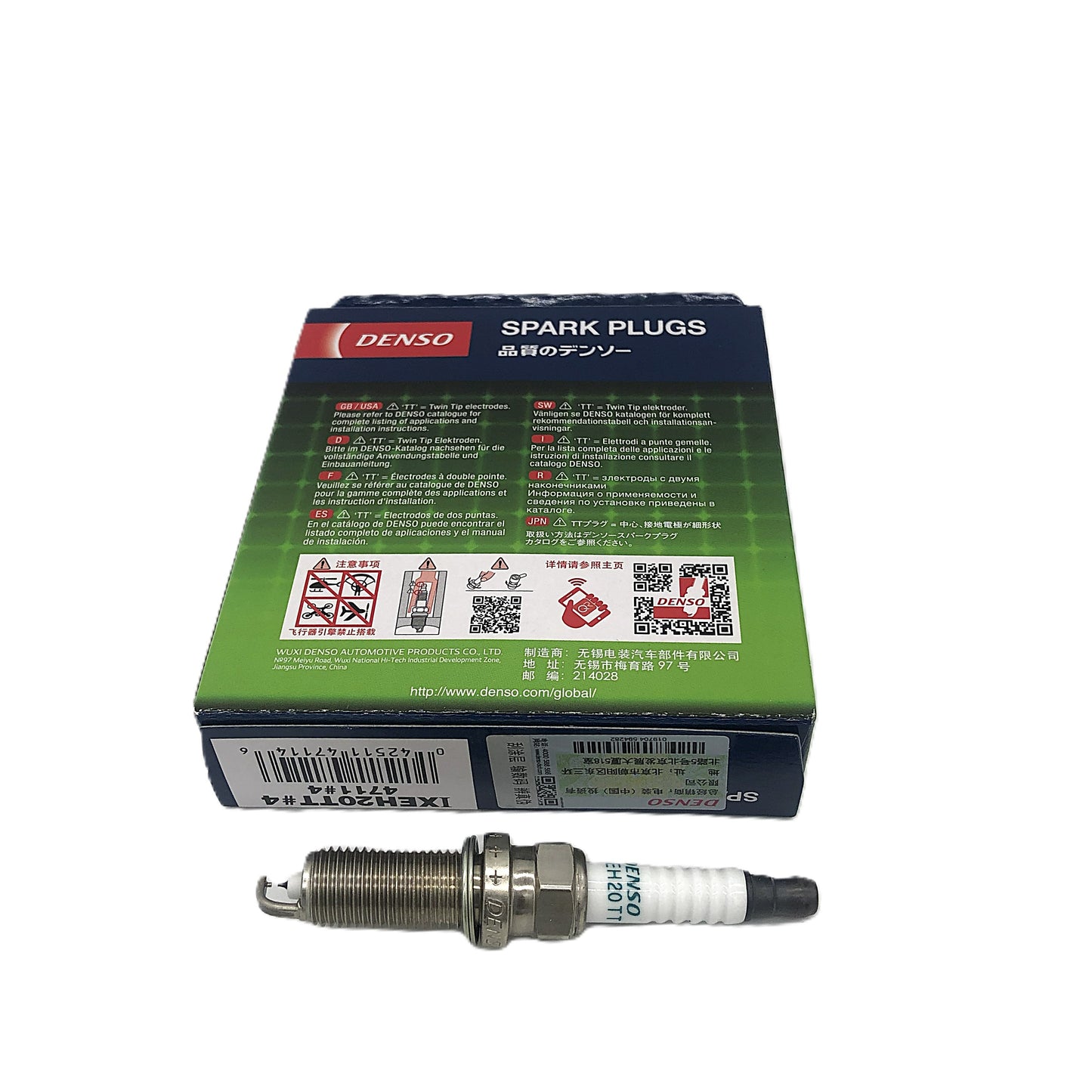 DENSO Iridium TT Spark Plug IXEH20TT 4711