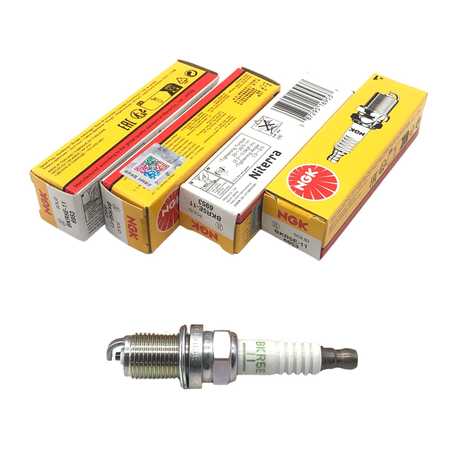 NGK V-Power Spark Plug BKR5E-11 6953