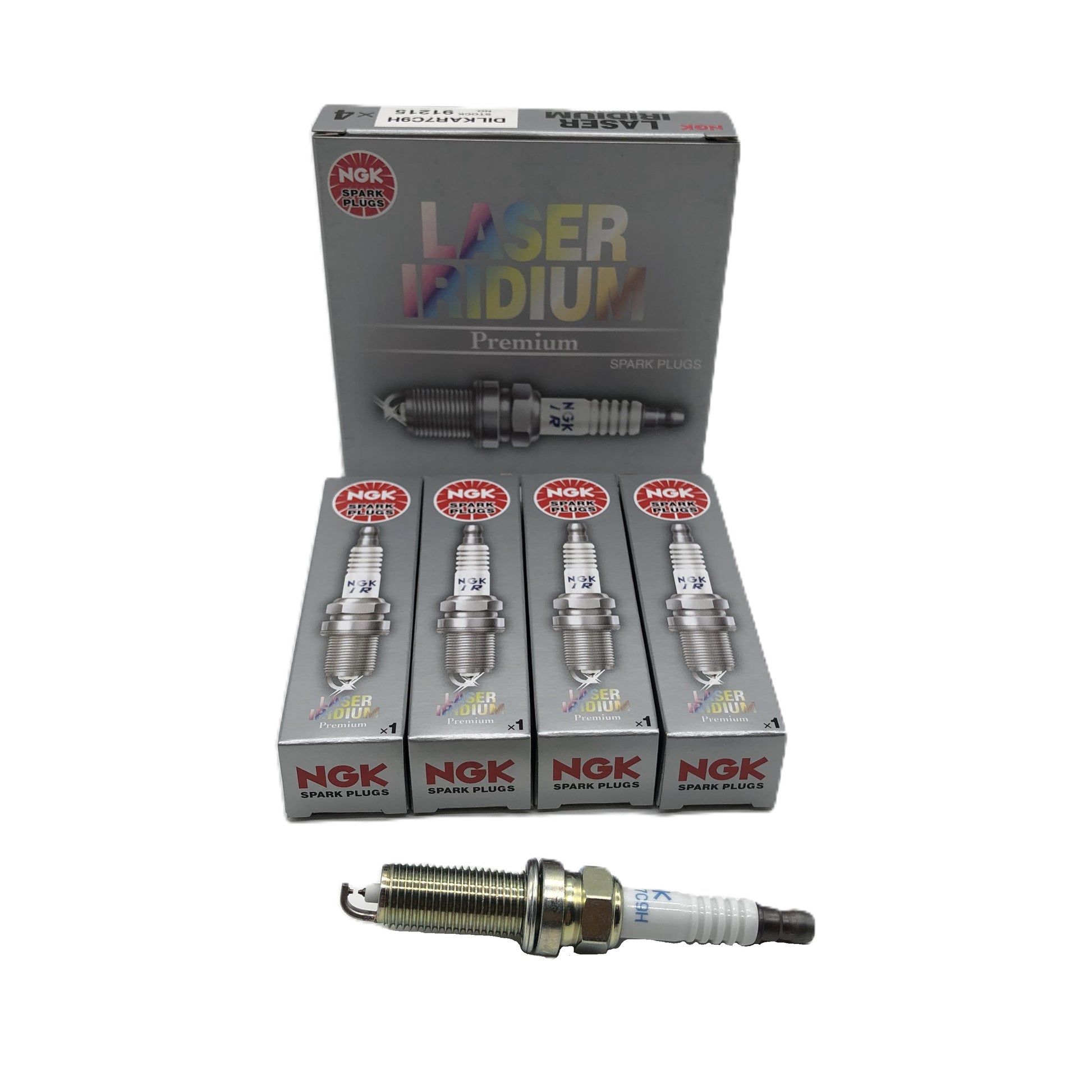 NGK Laser Iridium Spark Plug DILKAR7C9H image 1 Candru