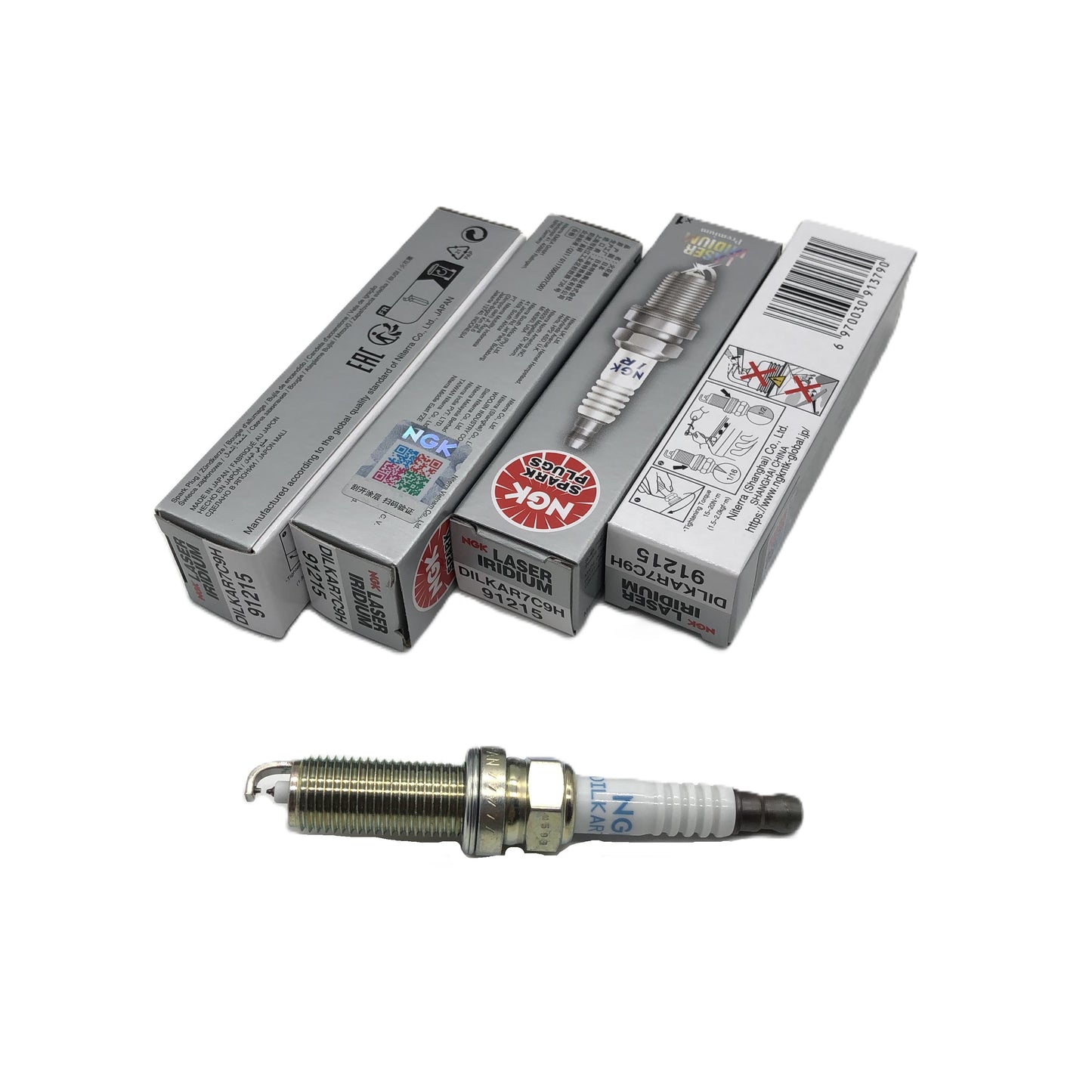 NGK Laser Iridium Spark Plug DILKAR7C9H image 3 Candru