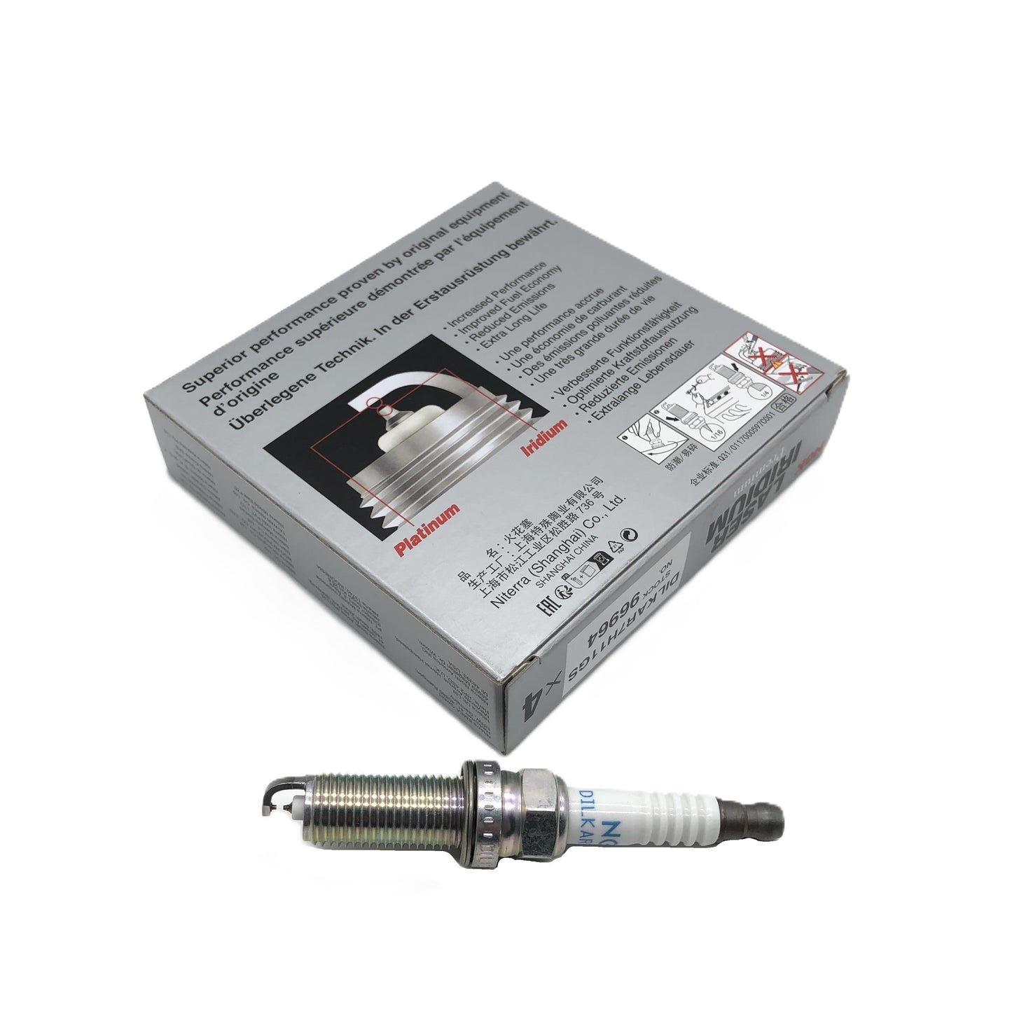 NGK Laser Iridium Spark Plug DILKAR7H11GS image 2 Candru