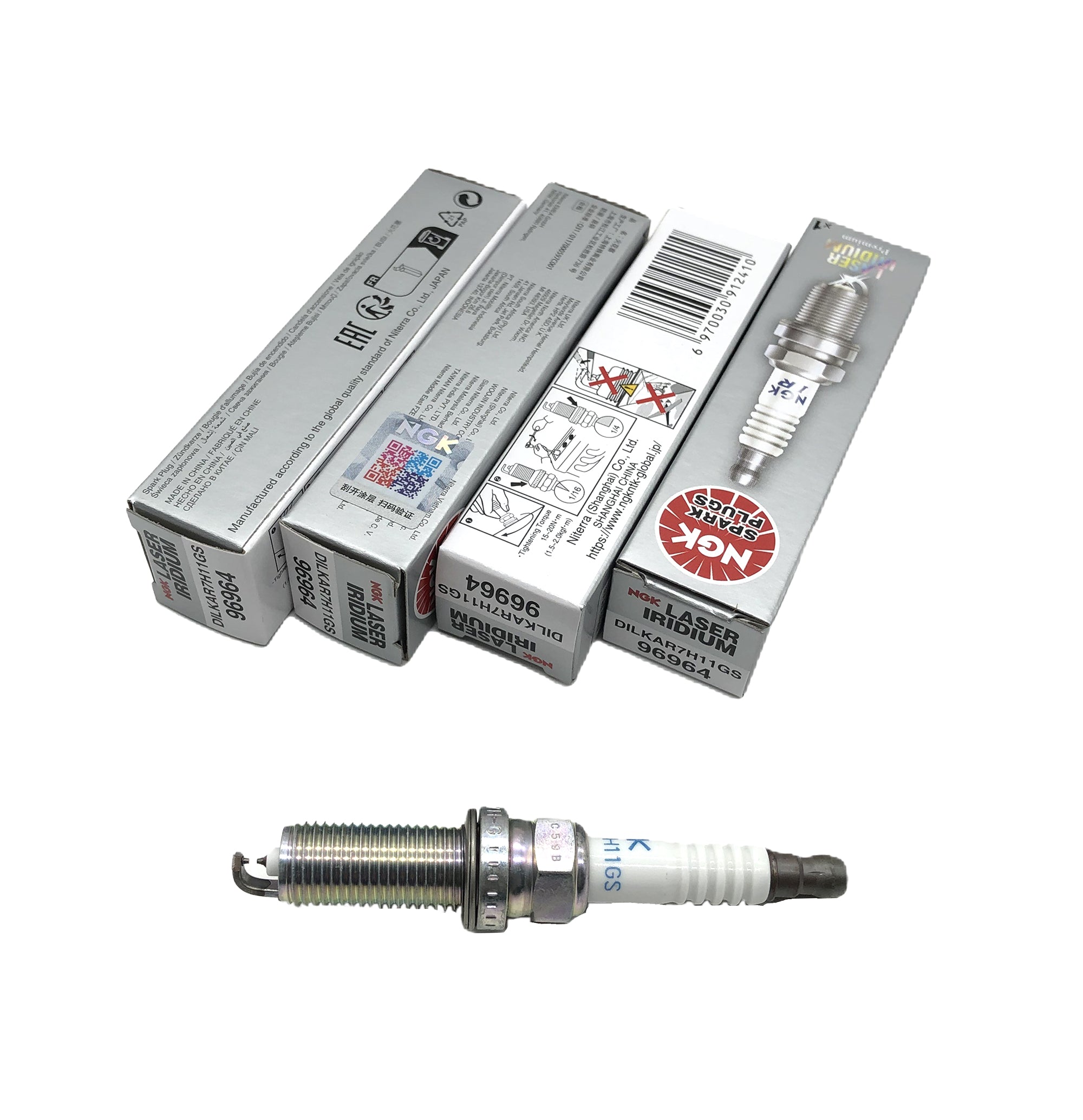 NGK Laser Iridium Spark Plug DILKAR7H11GS 96964